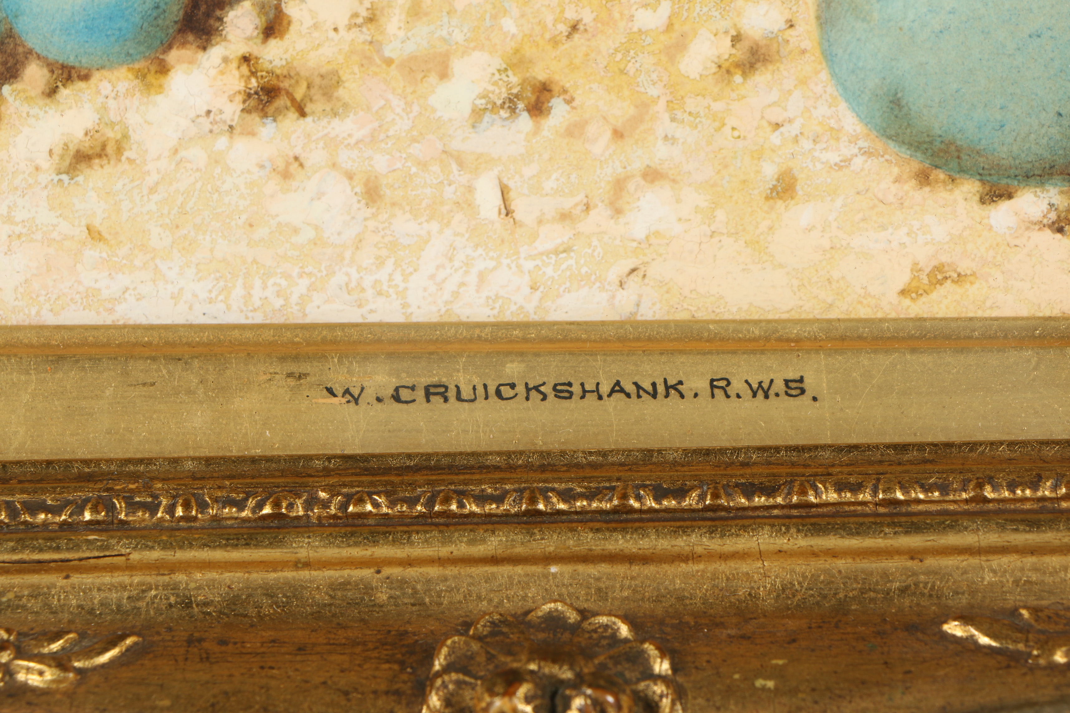 William Cruickshank Watercolor and Gouache Still Life