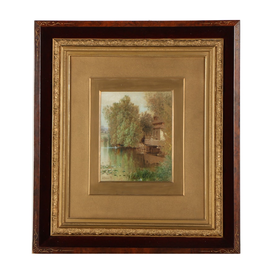 Albert Fitch Bellows Watercolor Painting