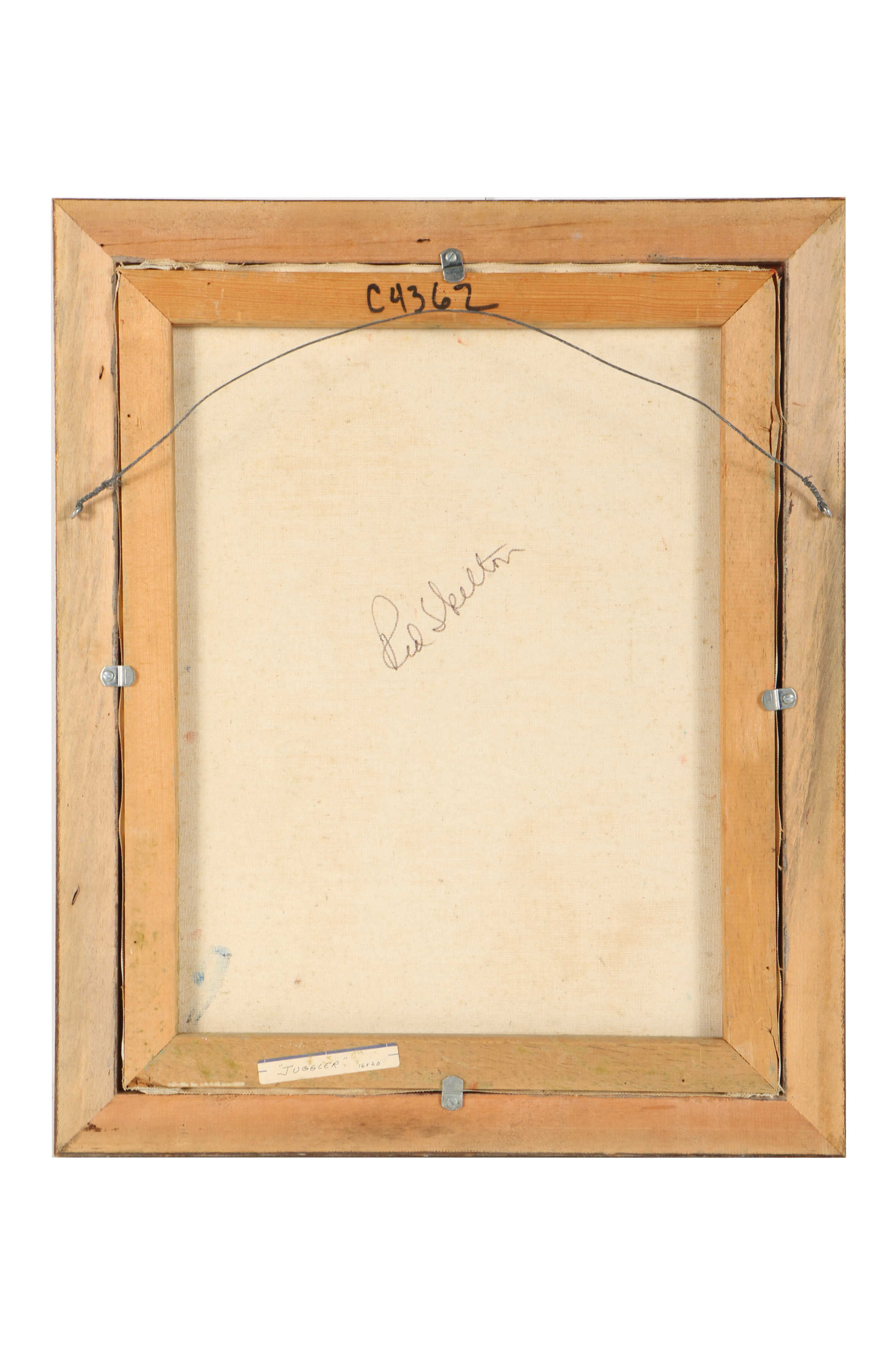 Red Skelton Oil Painting "Juggler"