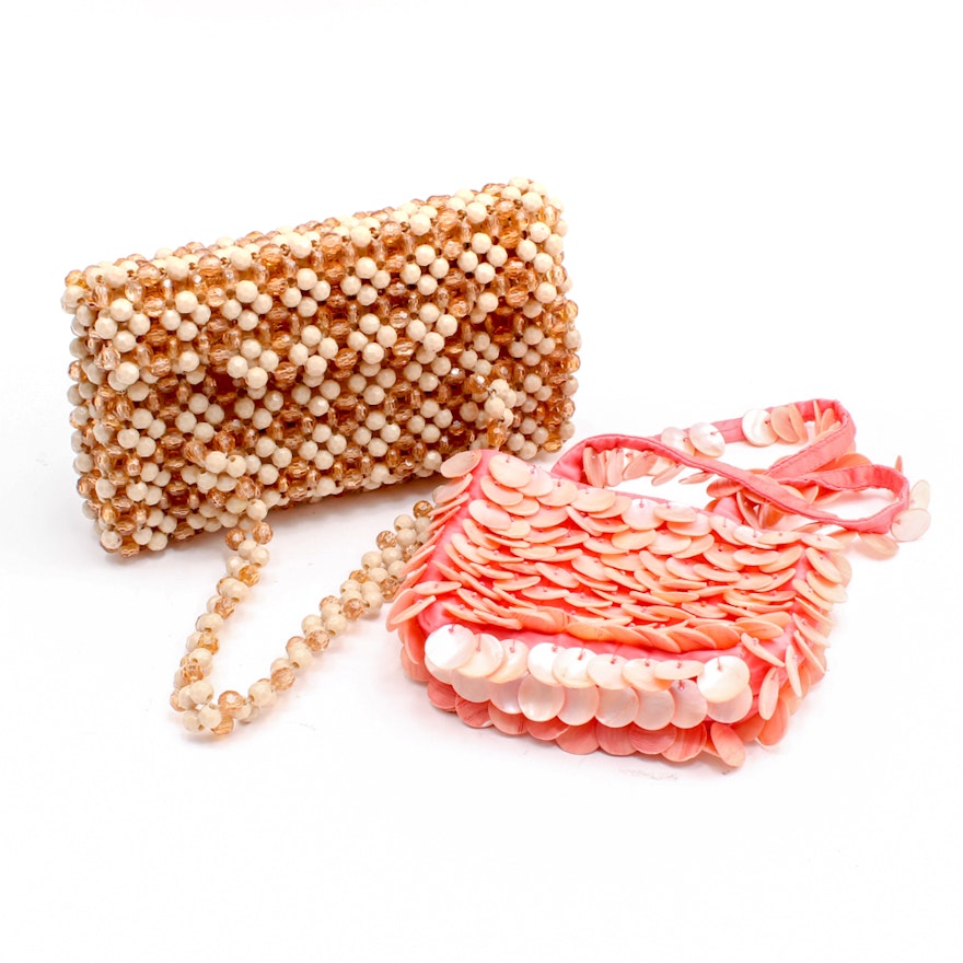 Vintage Beaded Handbags Including Moyna