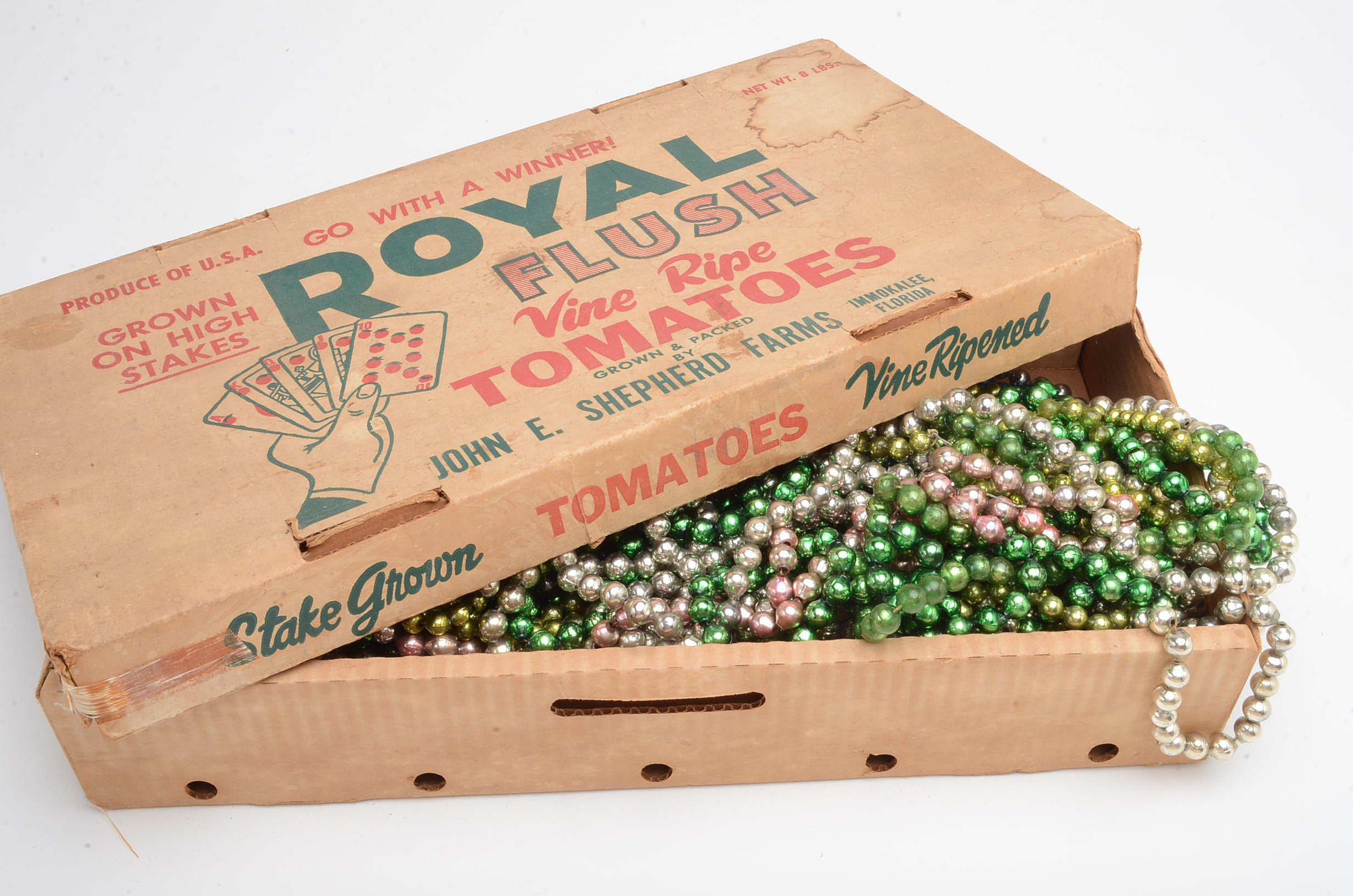 Mid-Century Christmas Aluminum Tress and Decorations