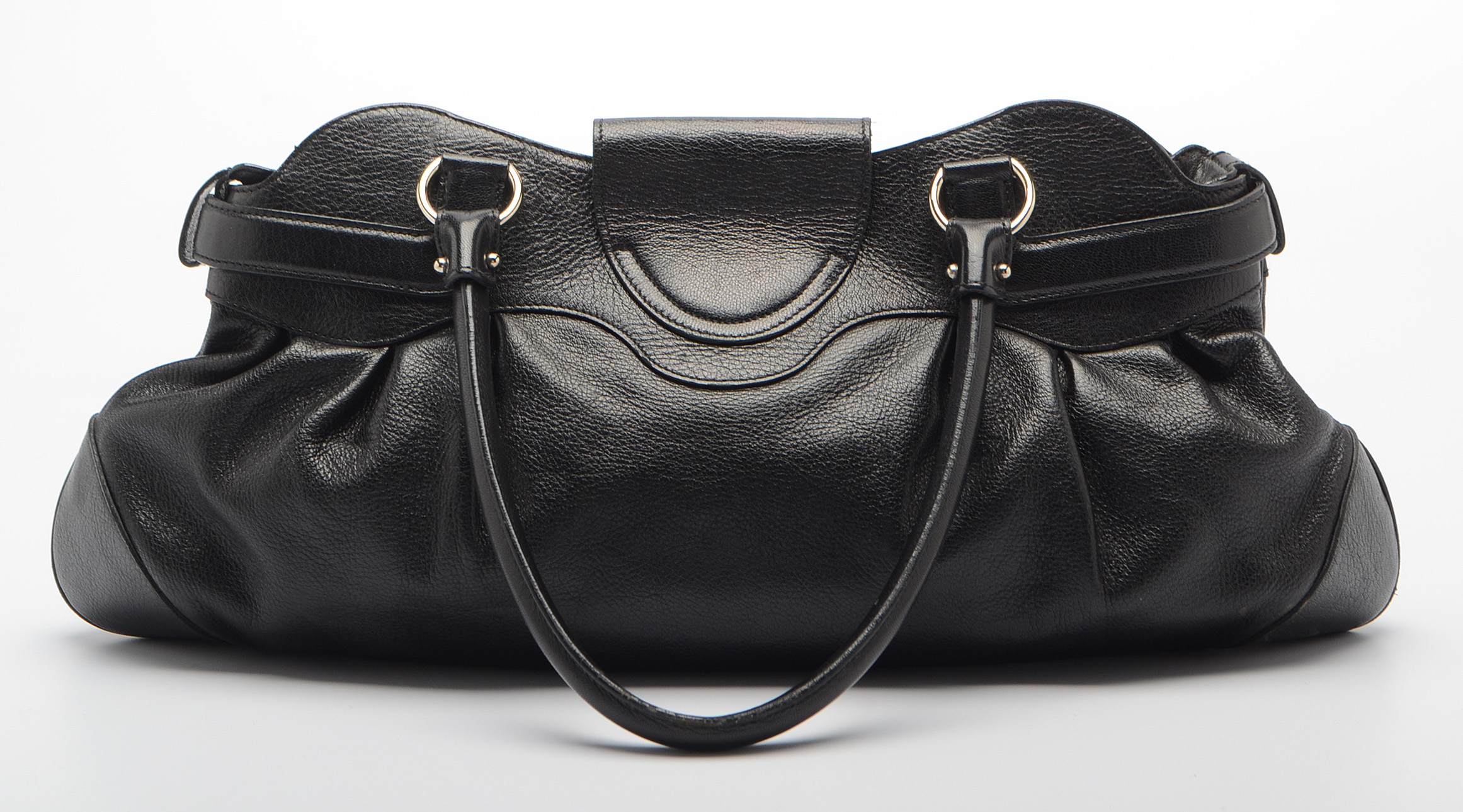 Salvatore Ferragamo Marissa Black Leather Handbag