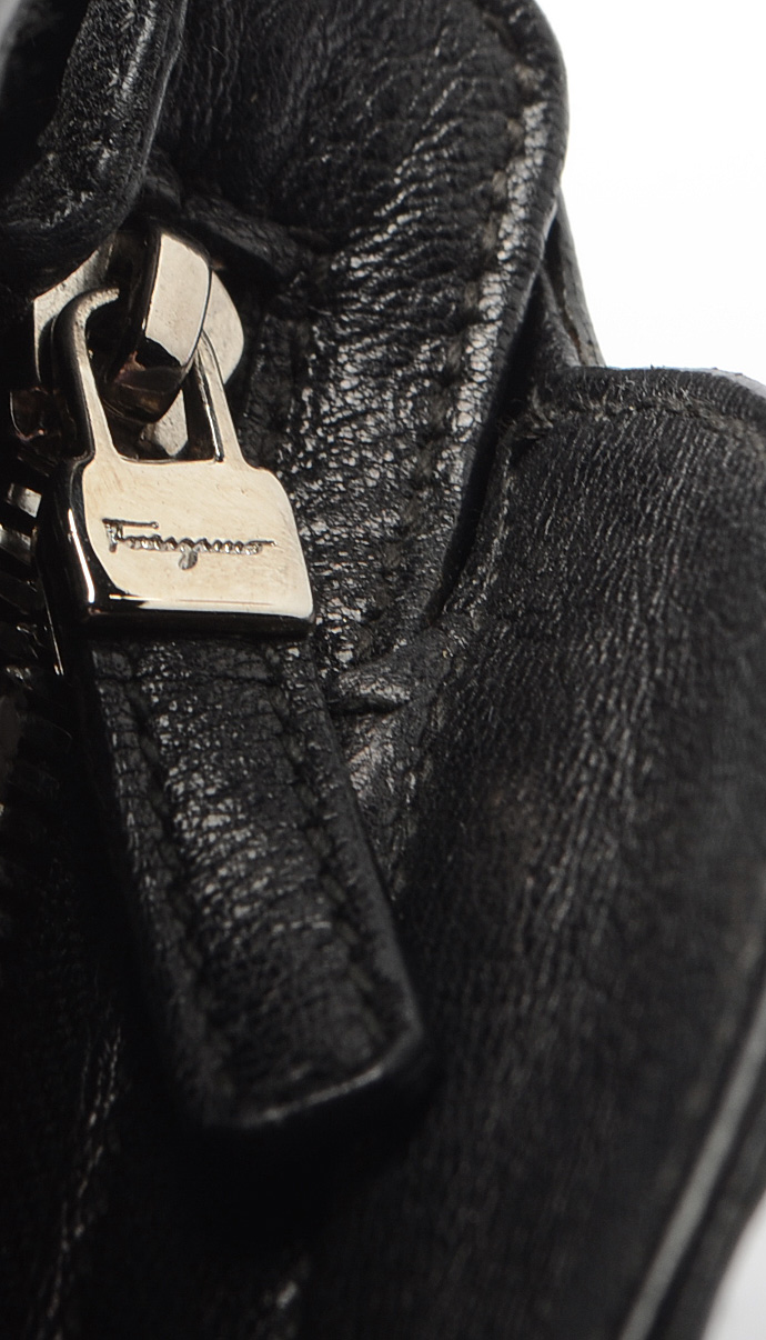 Salvatore Ferragamo Marissa Black Leather Handbag