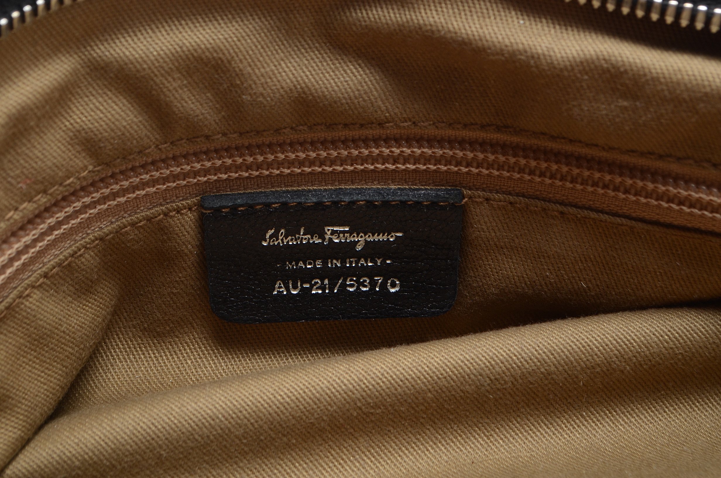 Salvatore Ferragamo Marissa Black Leather Handbag