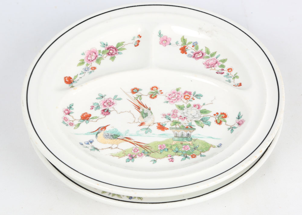 Vintage Serveware Featuring Lamberton "Audubon"