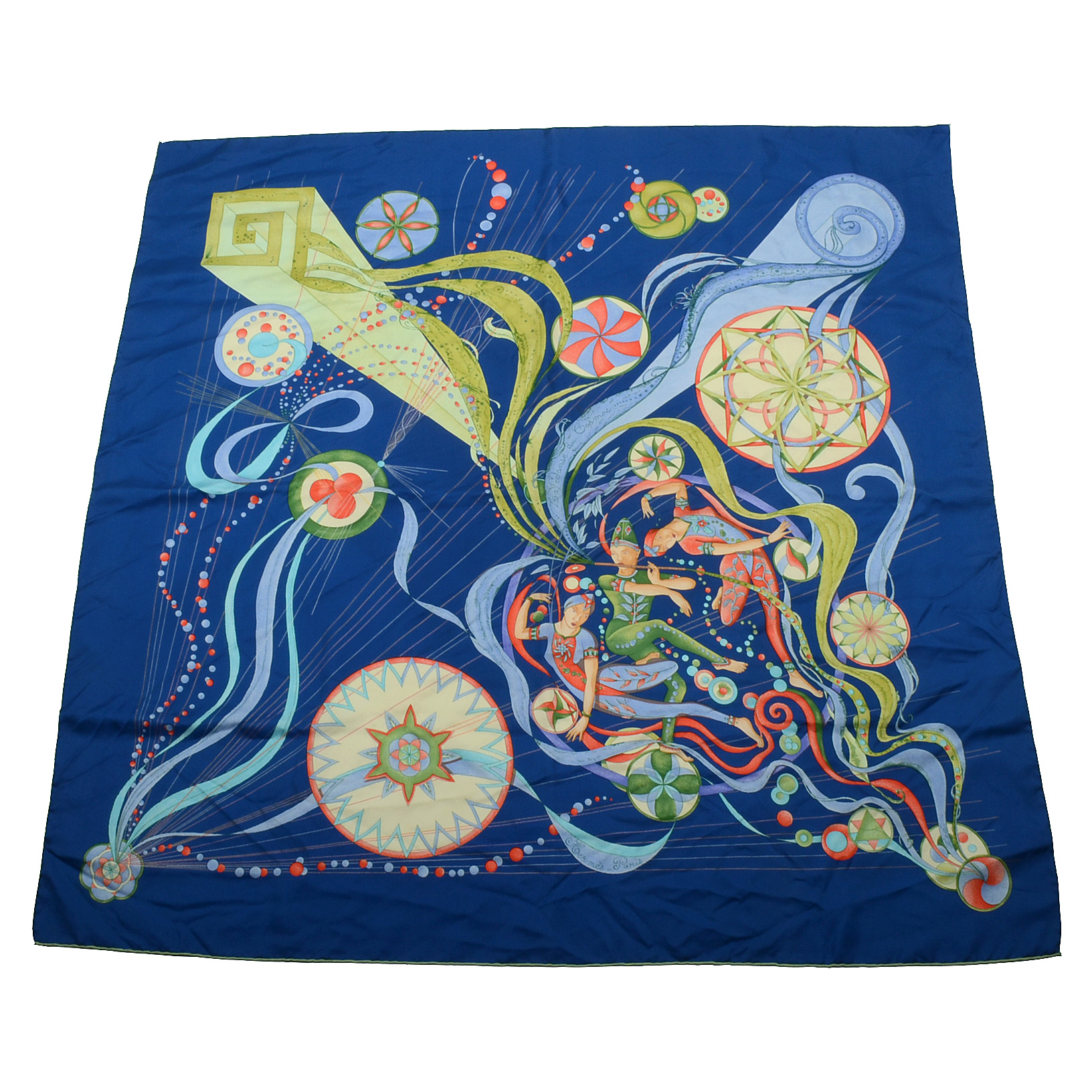 Hermès "La Danse du Cosmos" Silk Scarf