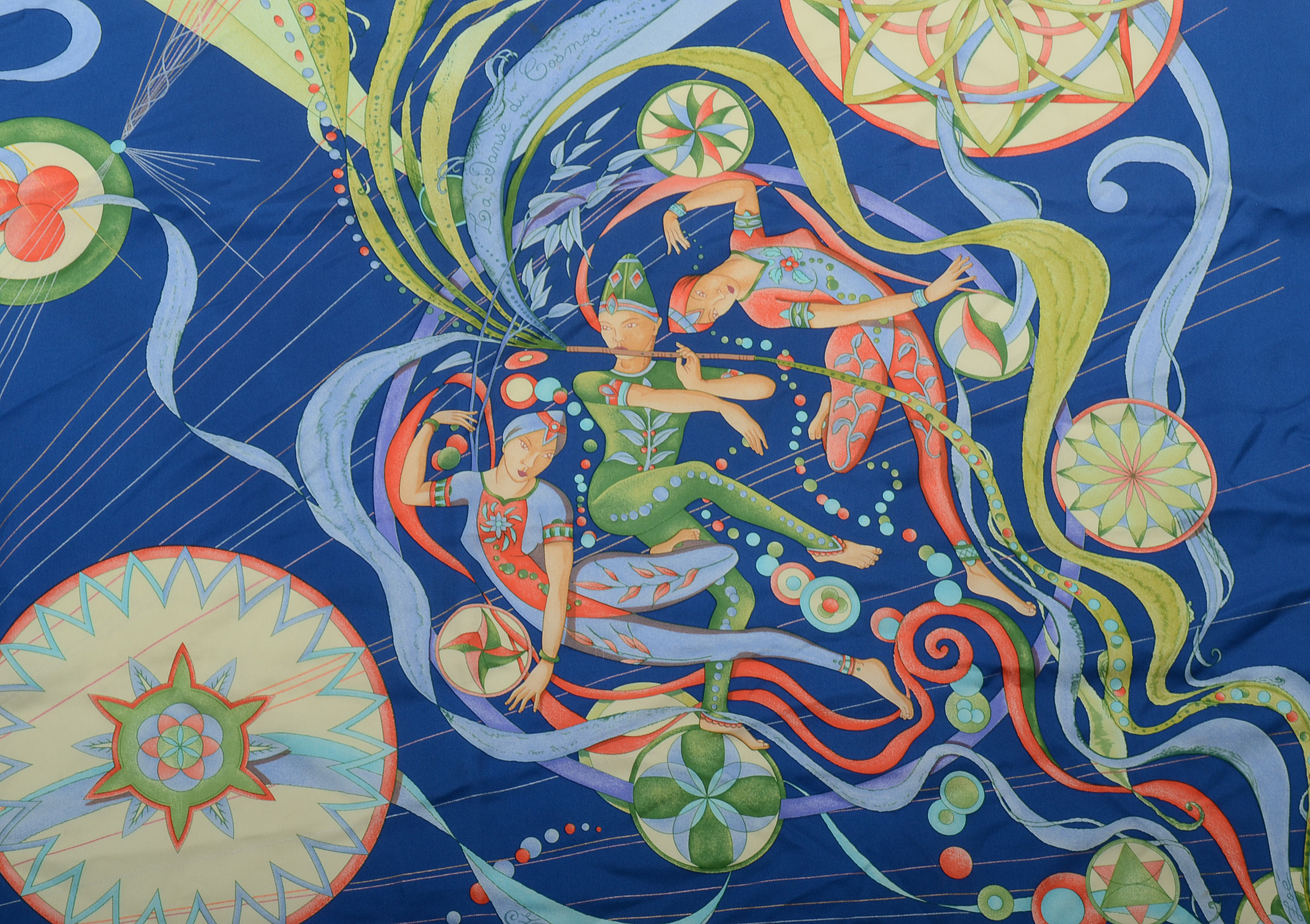 Hermès "La Danse du Cosmos" Silk Scarf