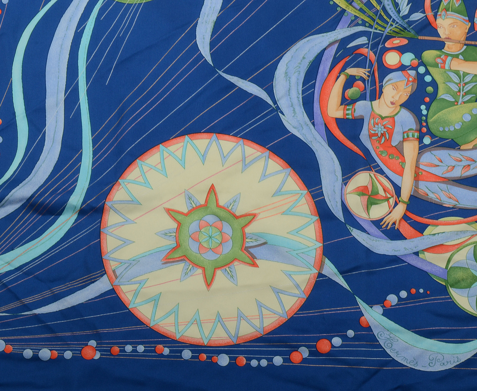 Hermès "La Danse du Cosmos" Silk Scarf