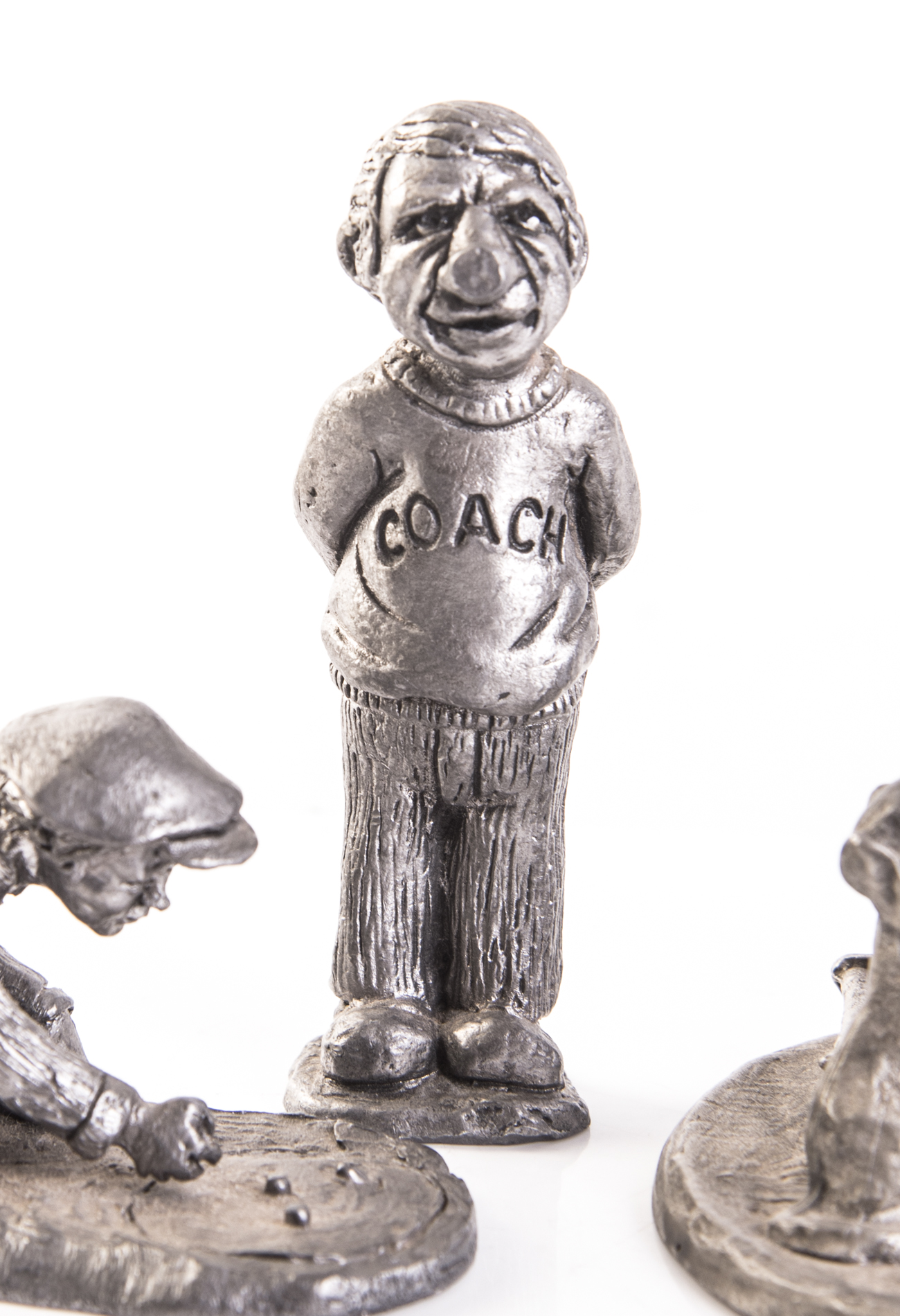 Pewter Figural Statues