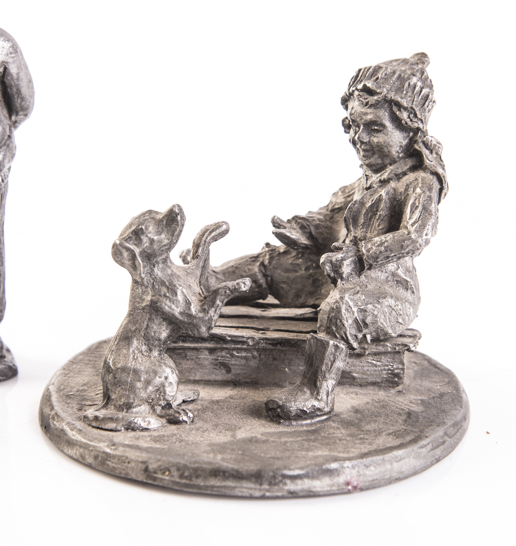 Pewter Figural Statues