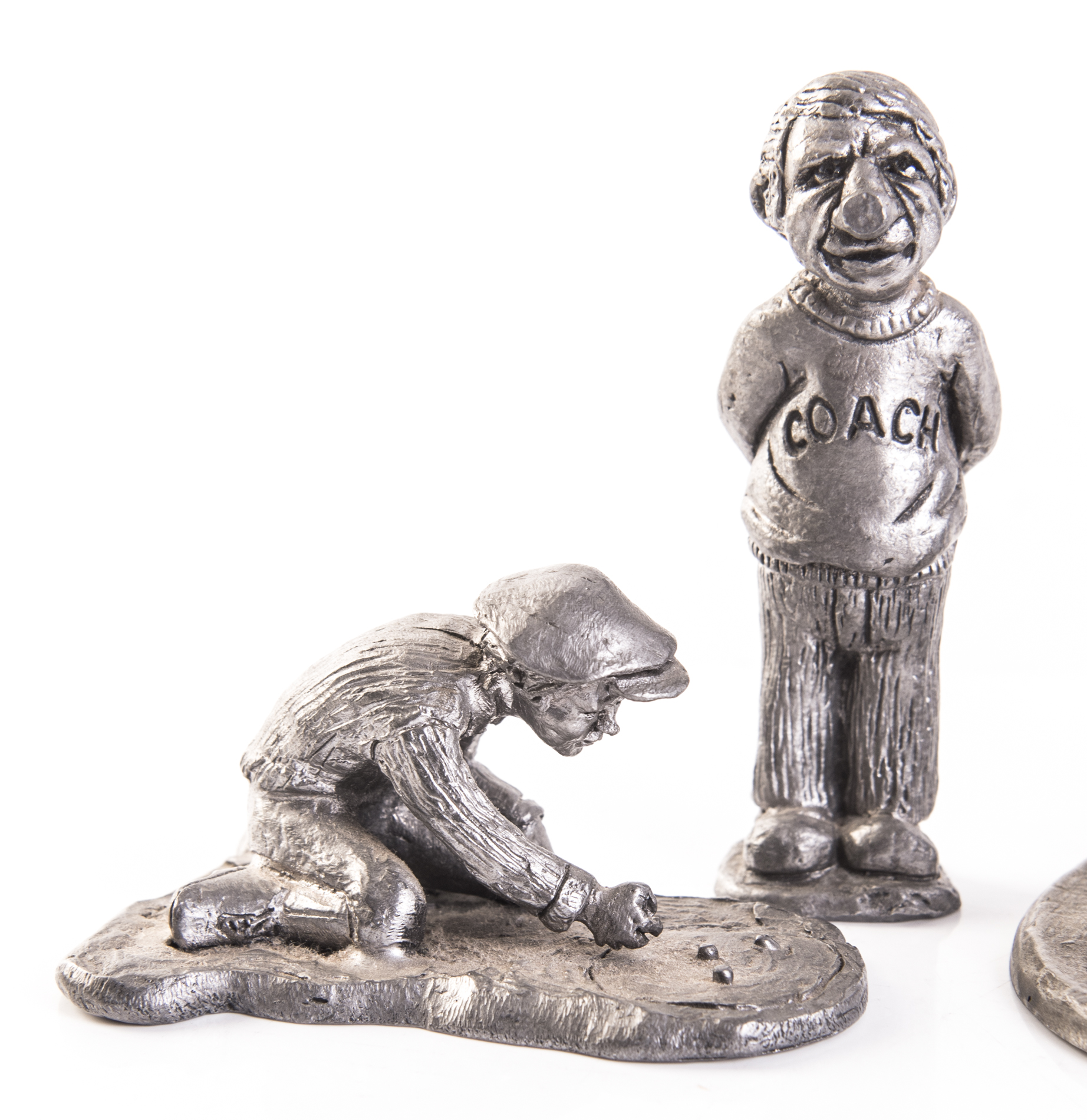 Pewter Figural Statues
