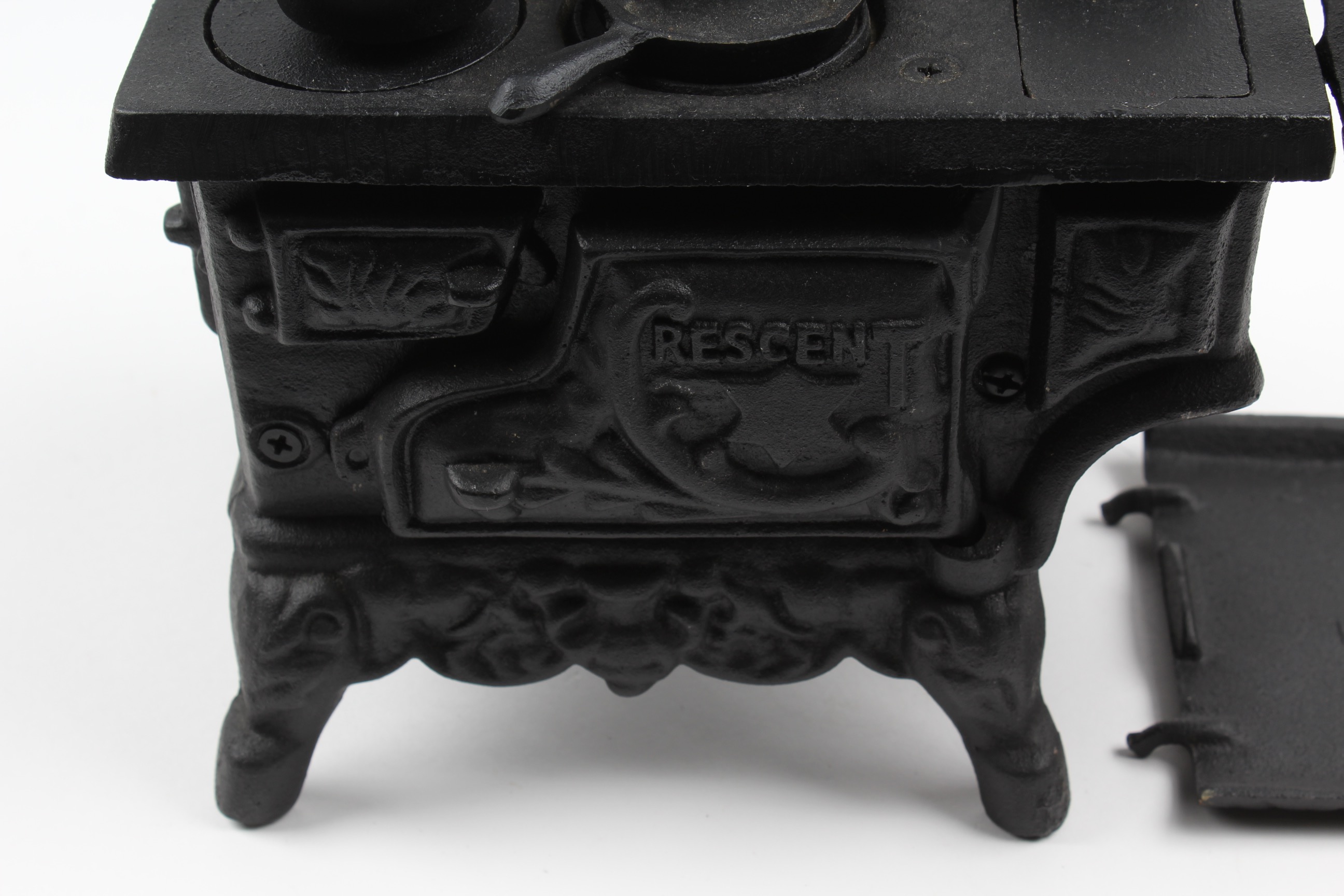 Miniature Crescent Cast Iron Display/Toy Stove