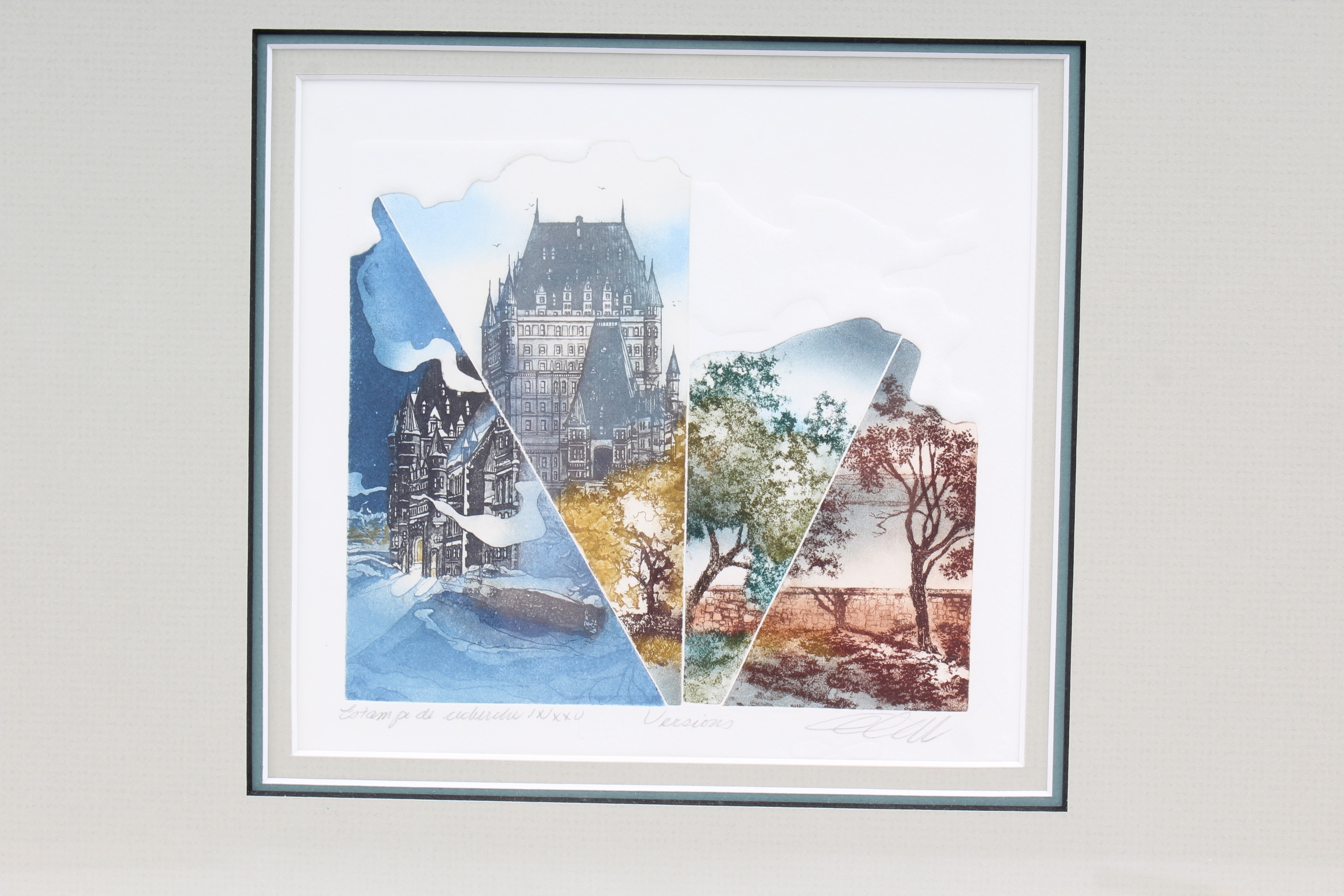 Diane Deneault Embossed Etching "Versions"