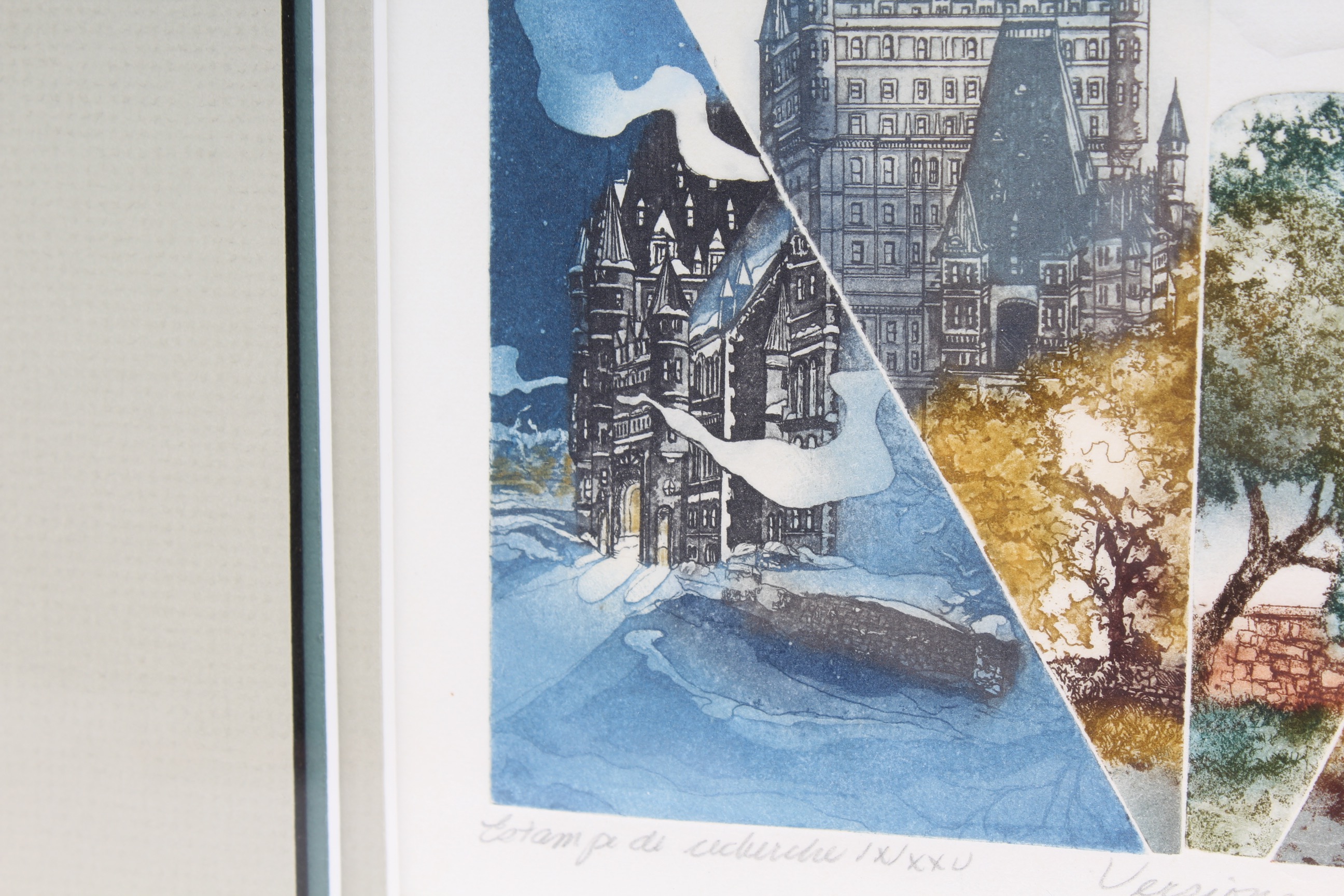 Diane Deneault Embossed Etching "Versions"