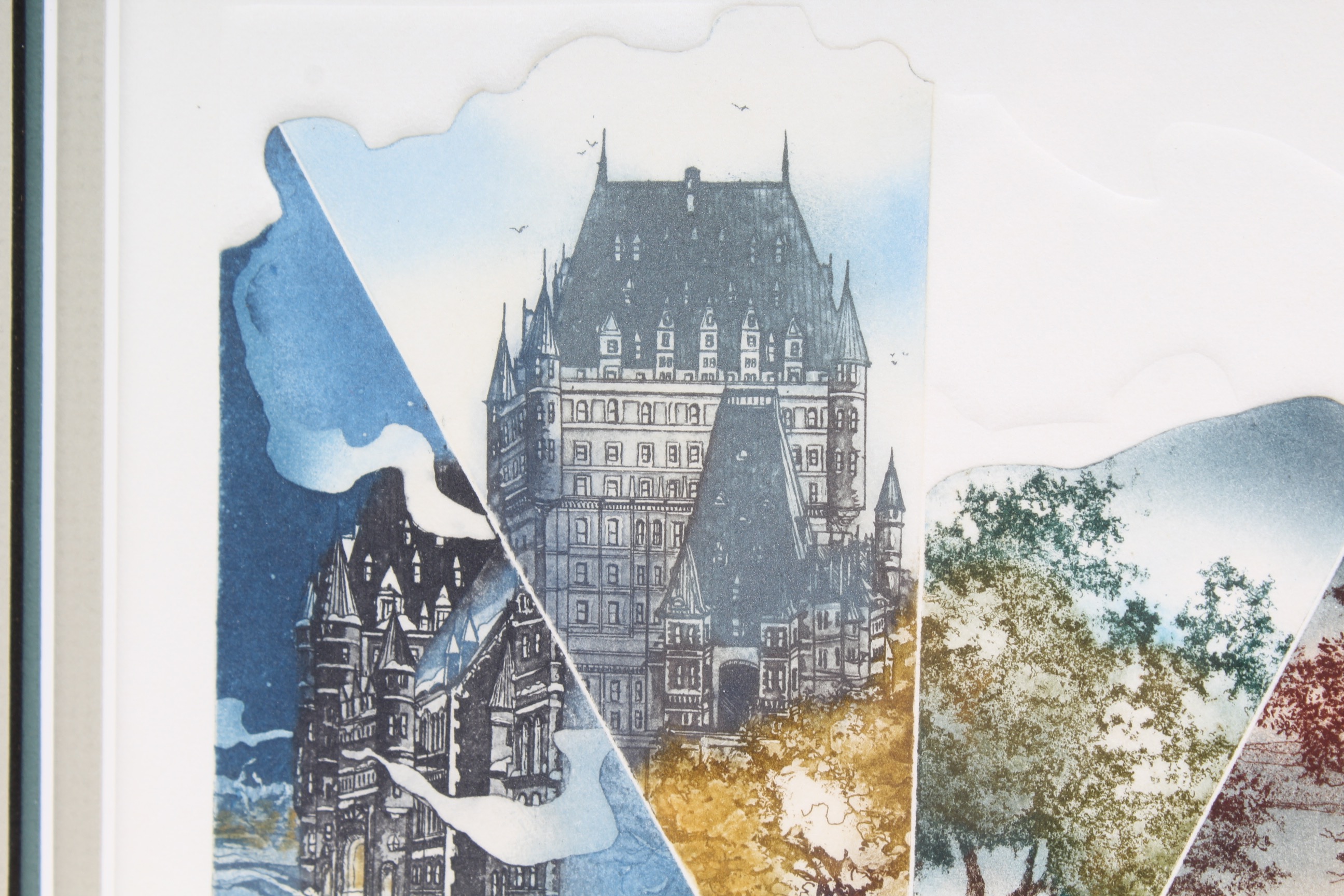 Diane Deneault Embossed Etching "Versions"