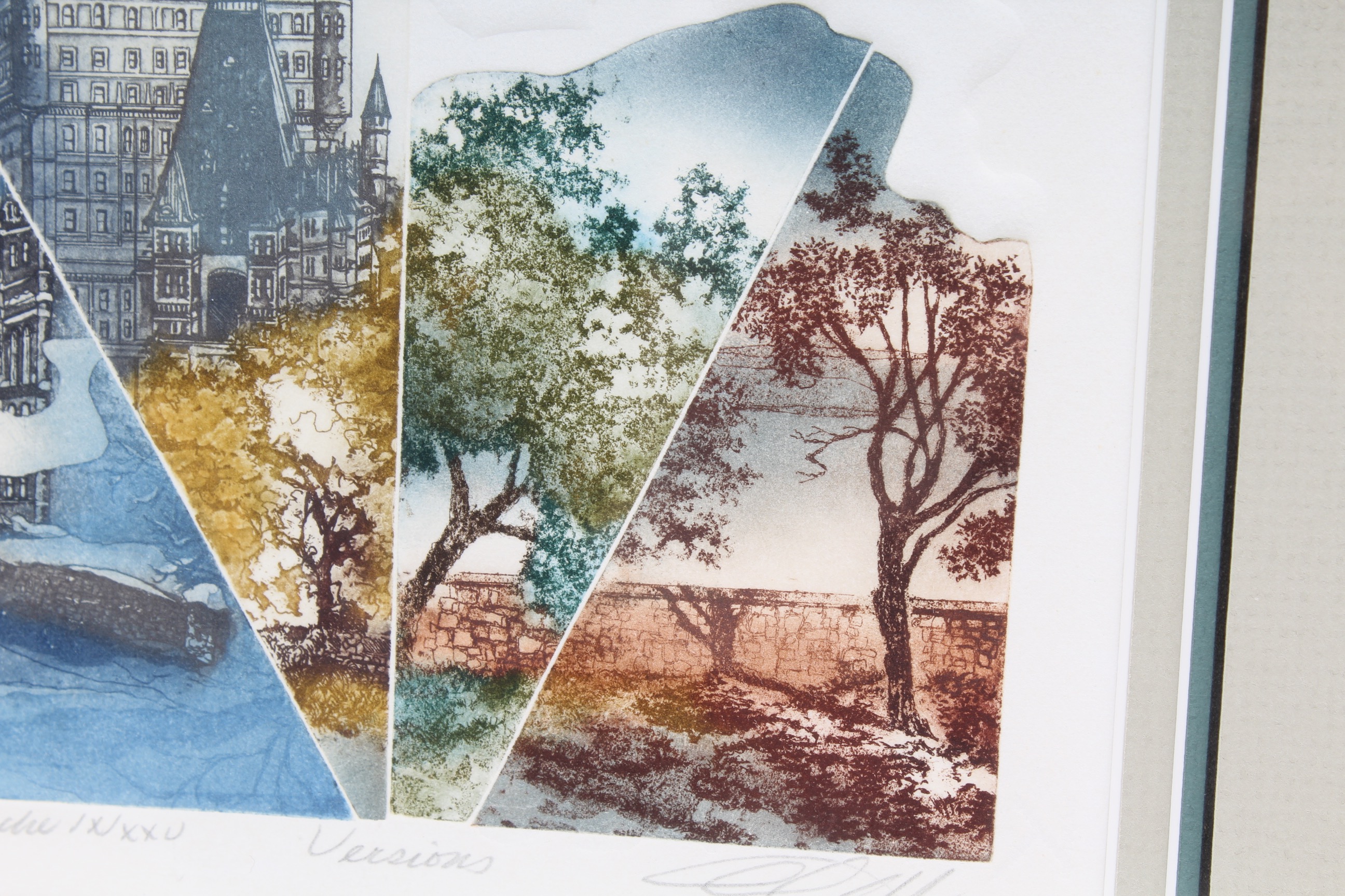 Diane Deneault Embossed Etching "Versions"