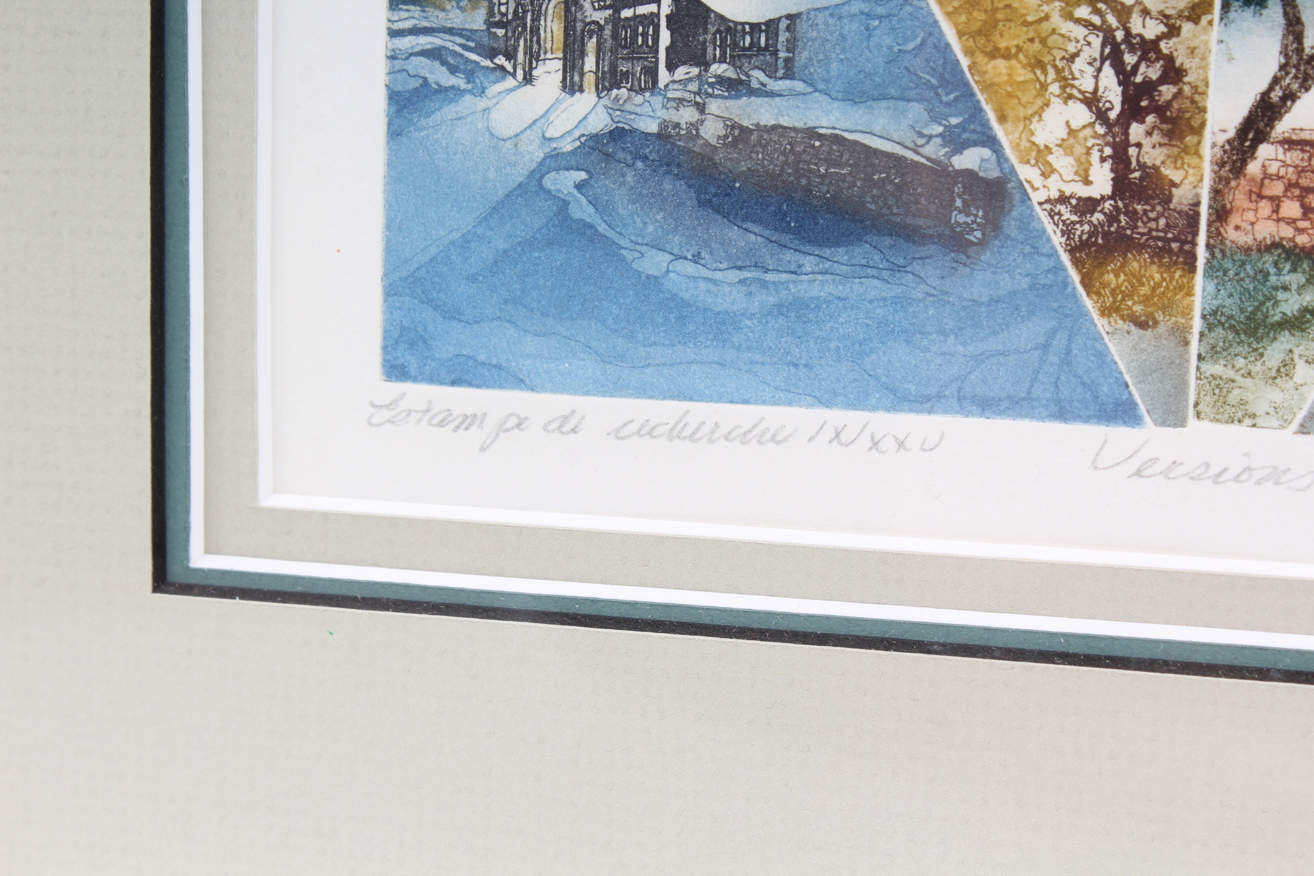 Diane Deneault Embossed Etching "Versions"