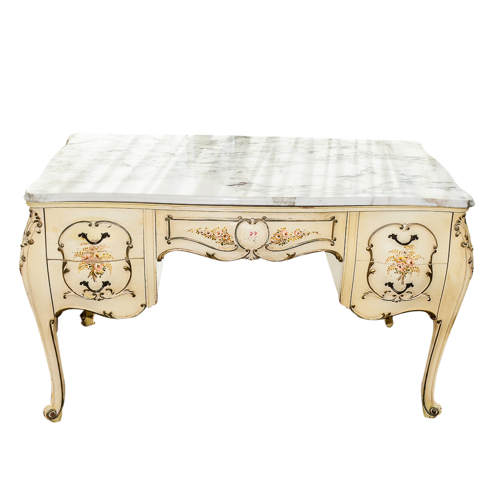 Vintage French Provincial Style Desk