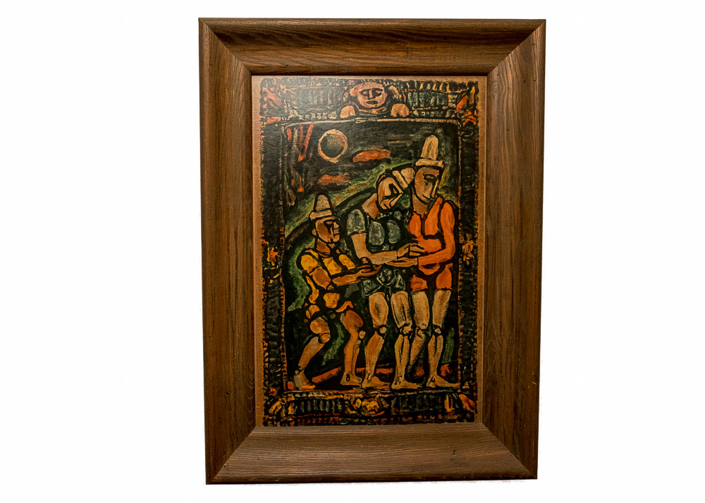 Reproduction Print After Georges Rouault "The Injured Clown"