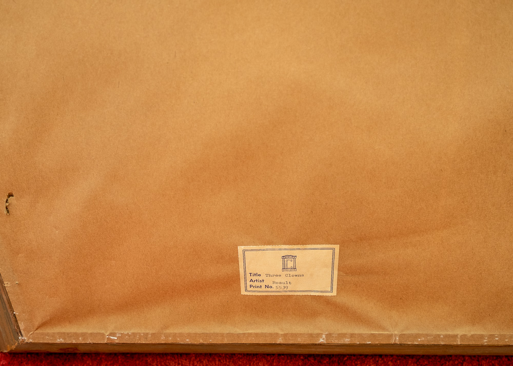 Reproduction Print After Georges Rouault "The Injured Clown"