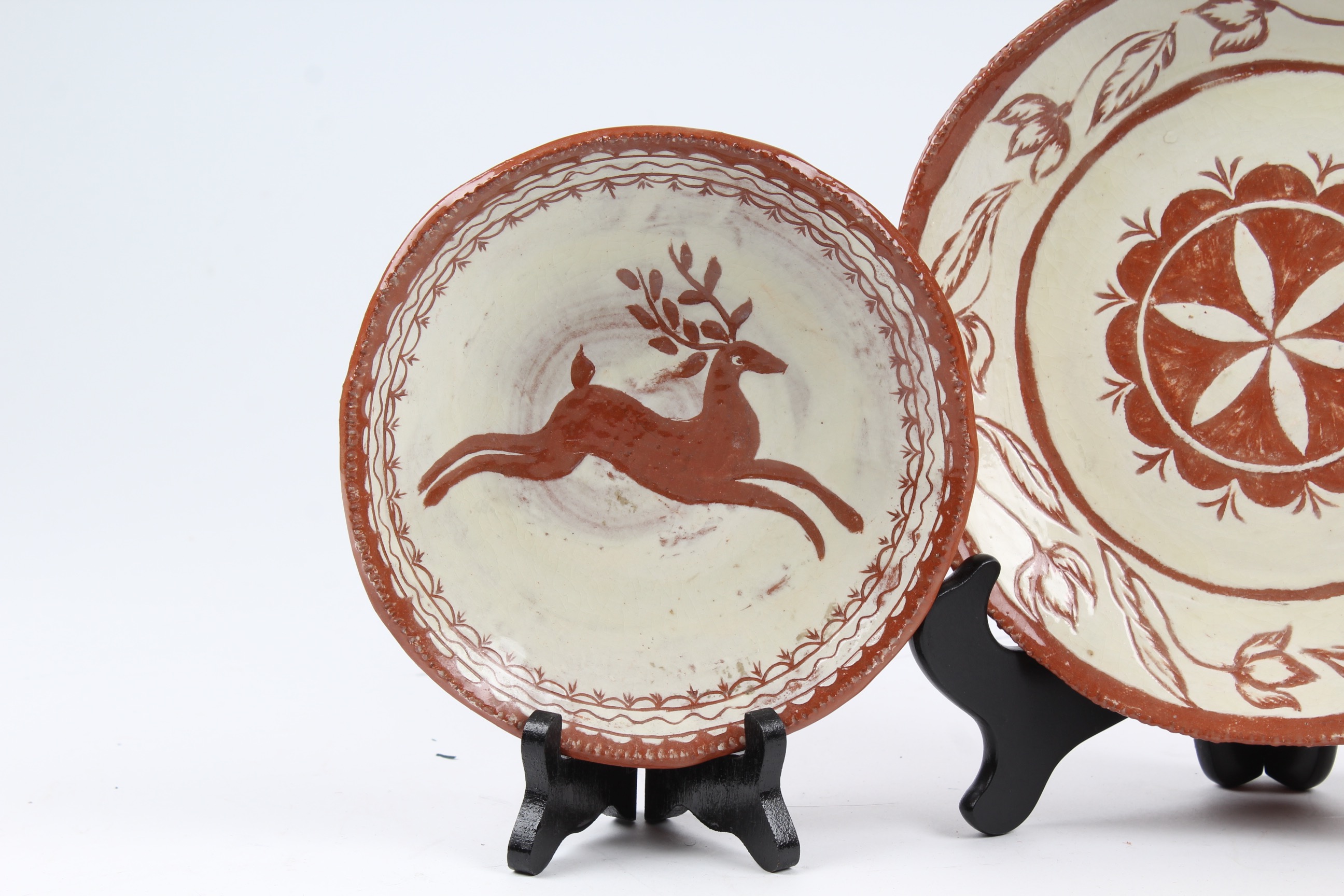 B. Ward Reproduction Redware Plates