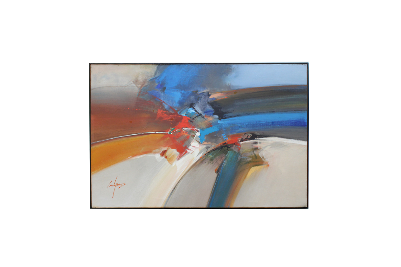 Wilfred Lang Acrylic Painting on Canvas