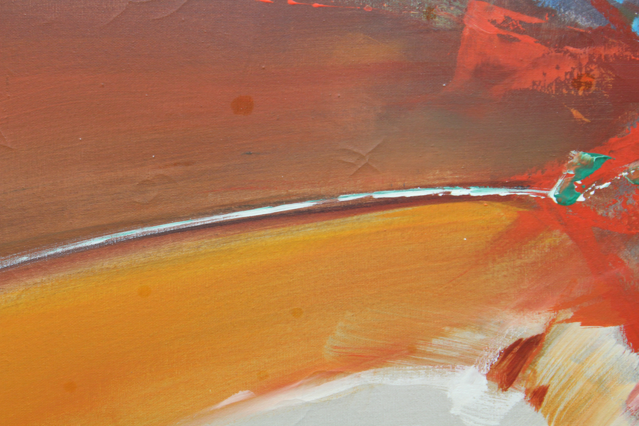 Wilfred Lang Acrylic Painting on Canvas