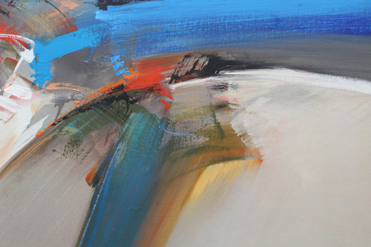 Wilfred Lang Acrylic Painting on Canvas