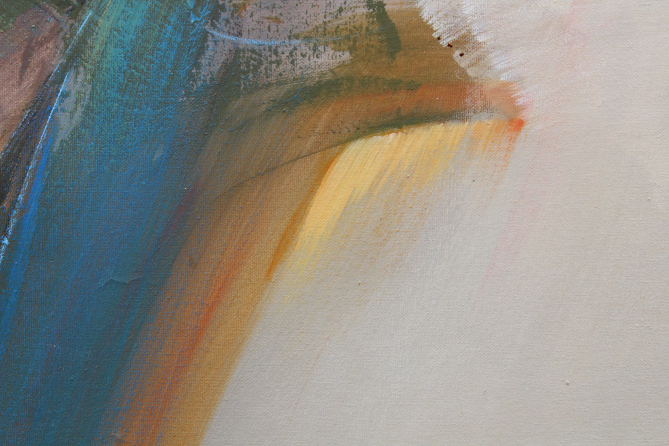 Wilfred Lang Acrylic Painting on Canvas