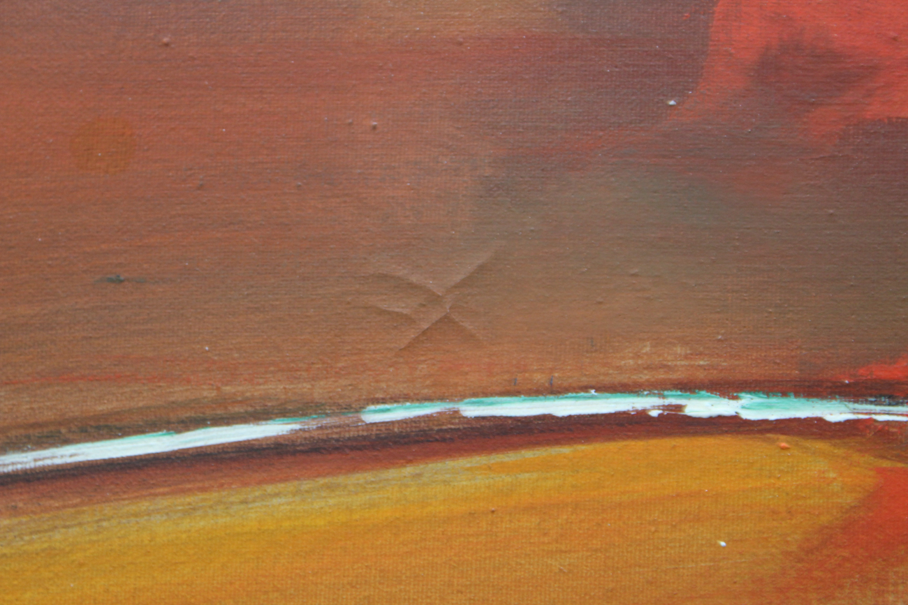 Wilfred Lang Acrylic Painting on Canvas