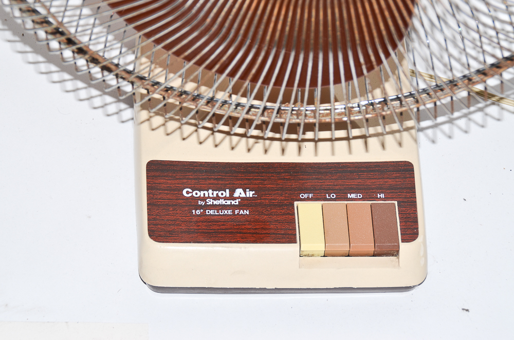 Vintage Shetland and "Commander" Portable Fans