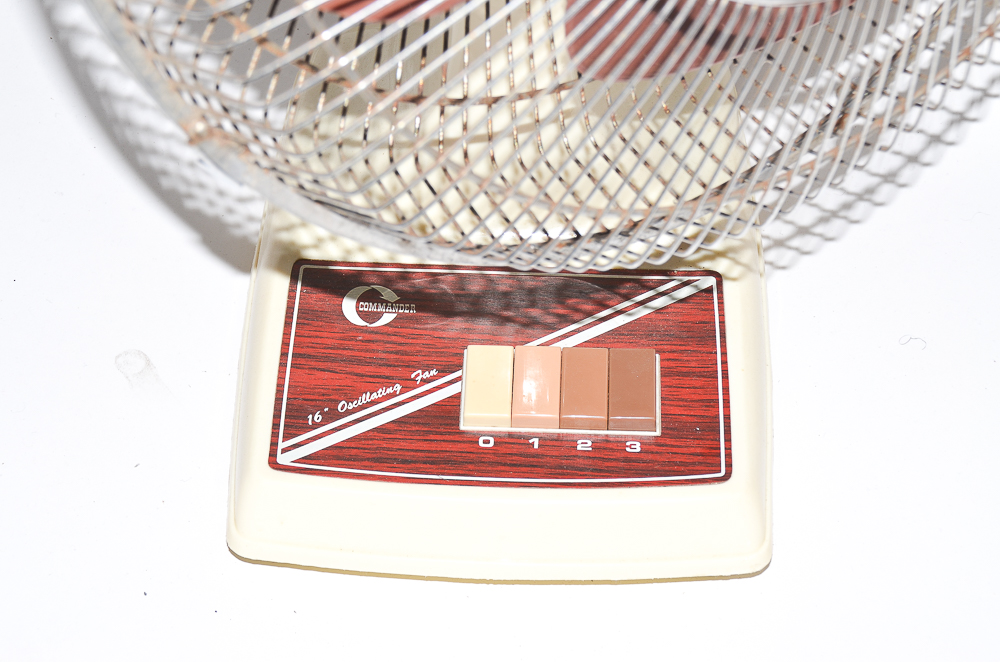 Vintage Shetland and "Commander" Portable Fans