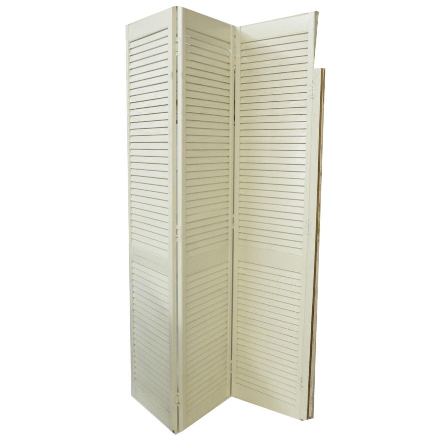 Painted Louvered Screen