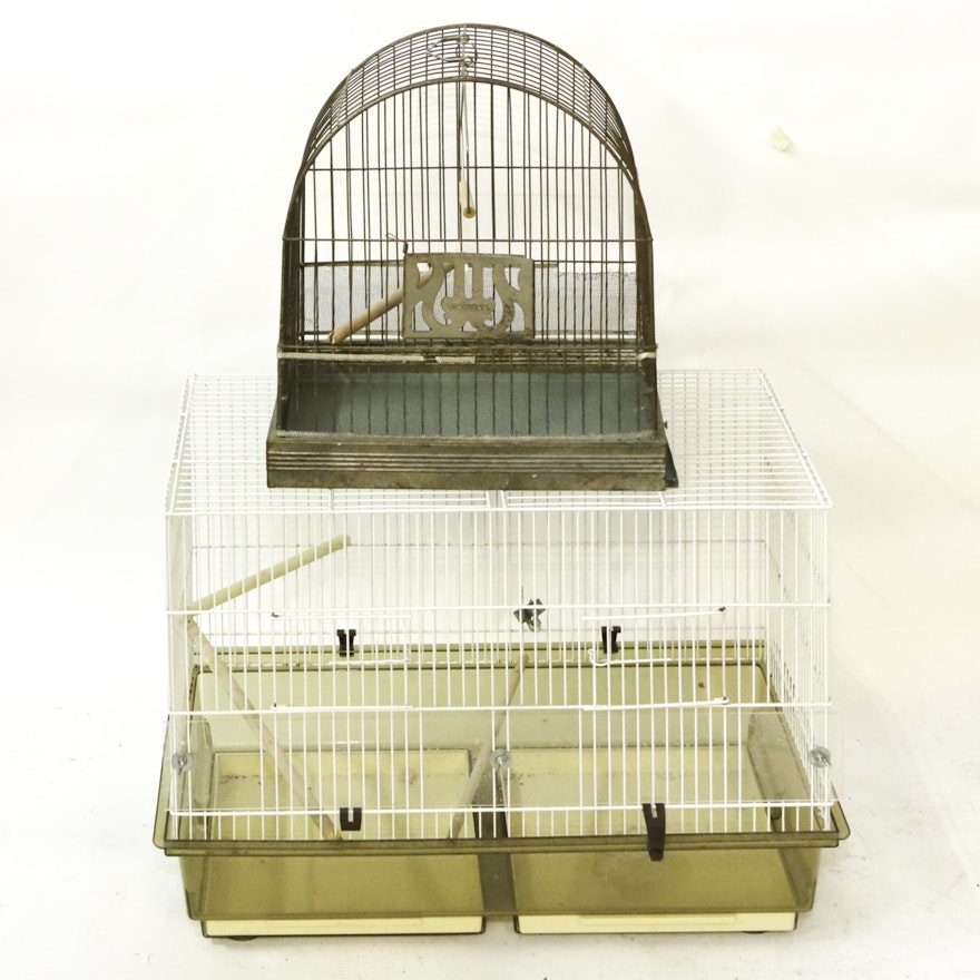 Vintage Metal Bird Cages
