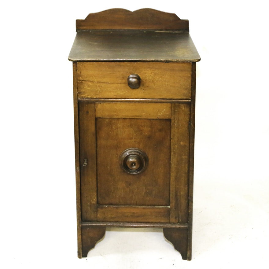 Antique Victorian Poplar Cabinet