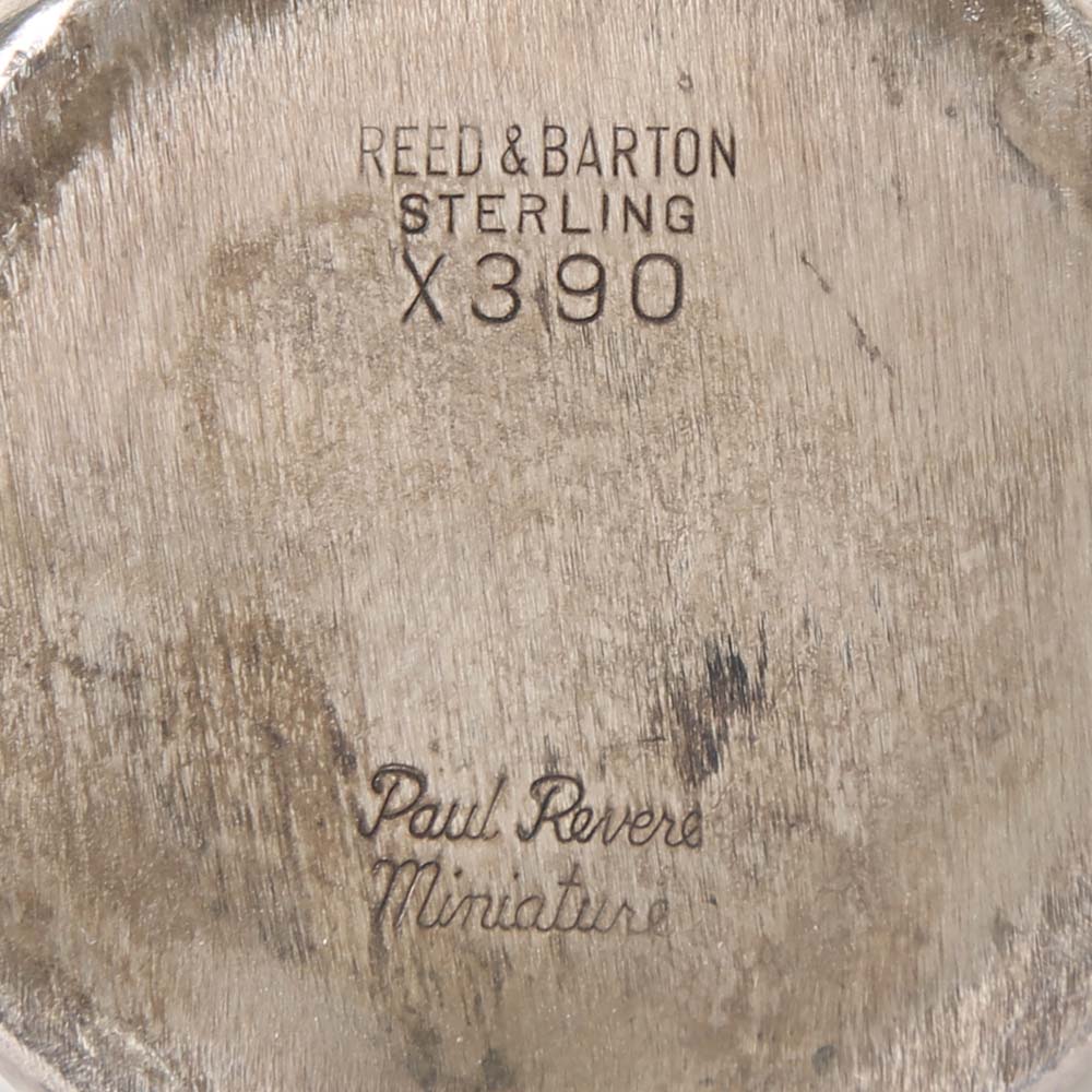 Reed & Barton Sterling Silver "Paul Revere" Miniature Pitcher