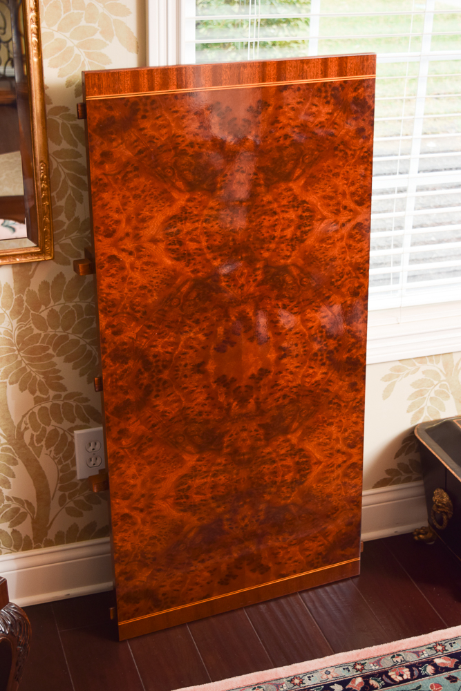 Vintage Chippendale Style Dining Table with Eight Side Chairs