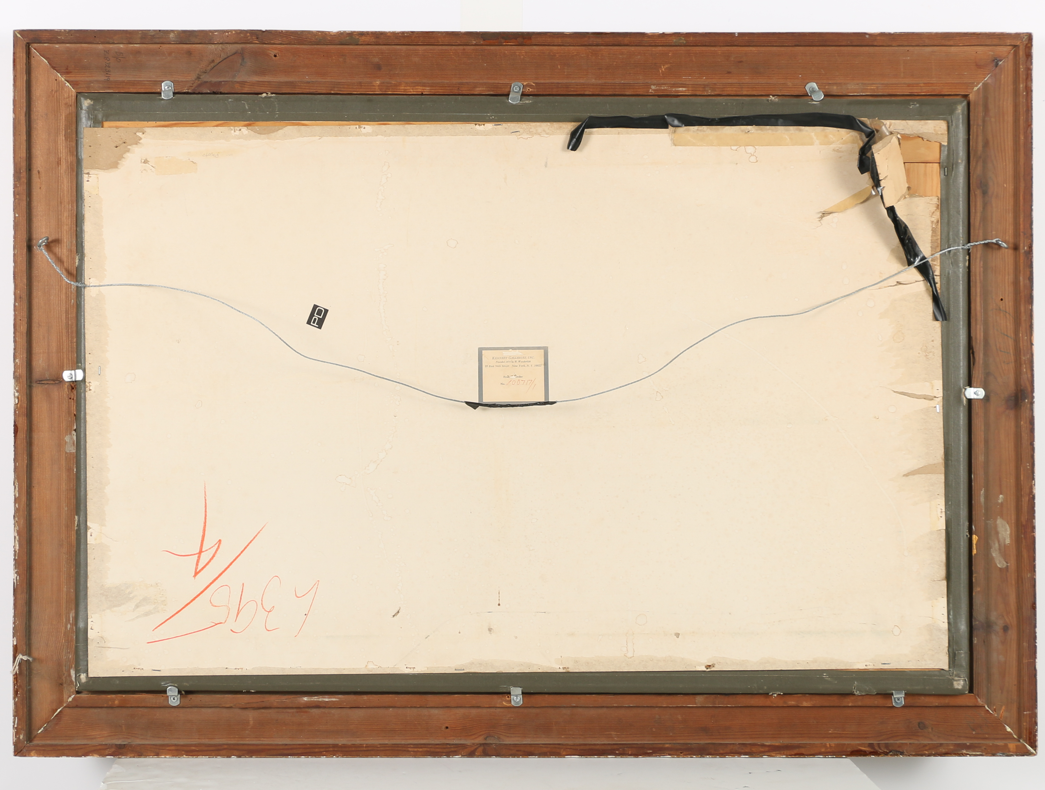 Newbold Trotter Oil Painting "Mountain Landscape with Deer"