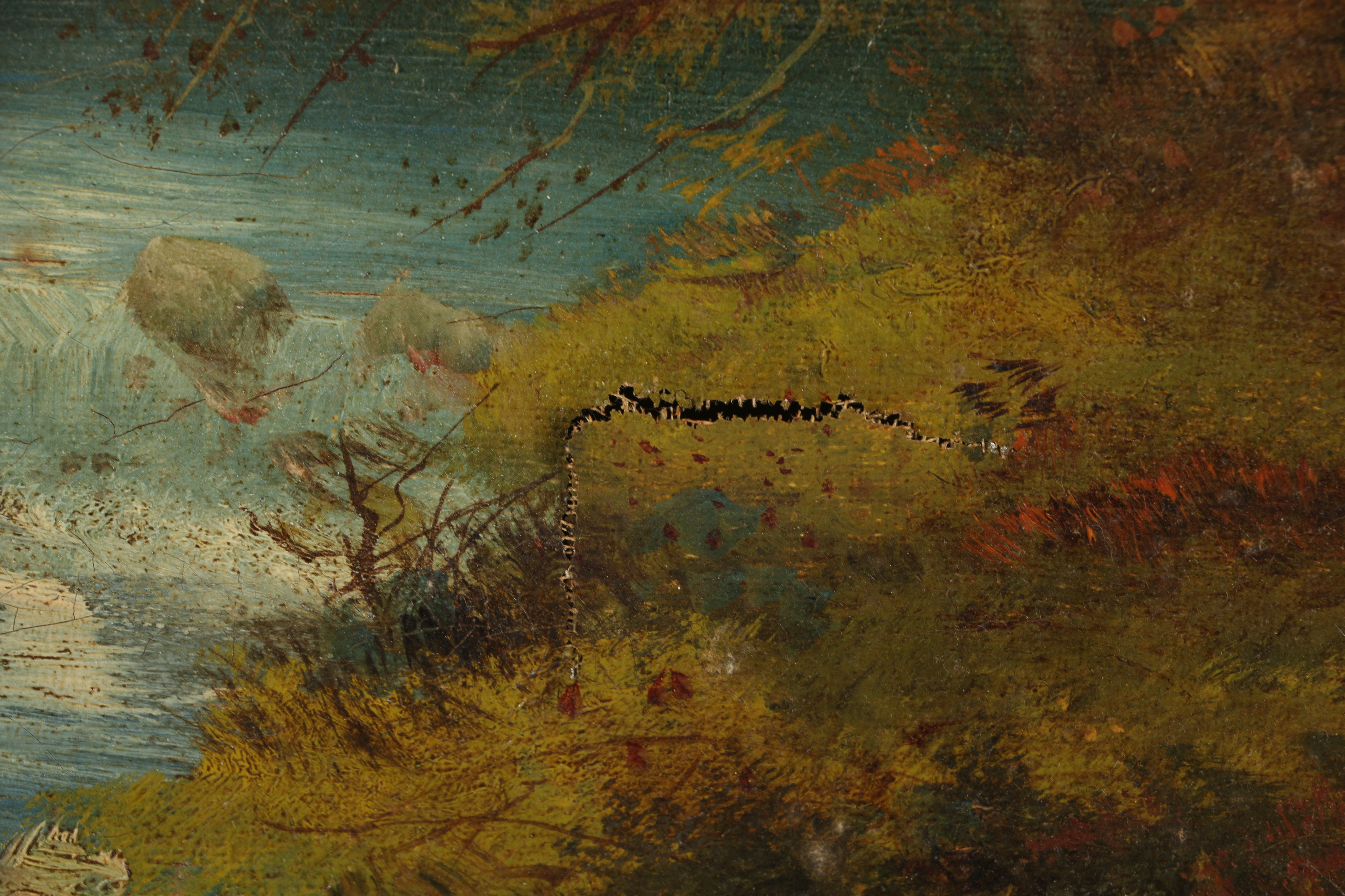 English 19th Century Oil Painting Attributed to William Linnell