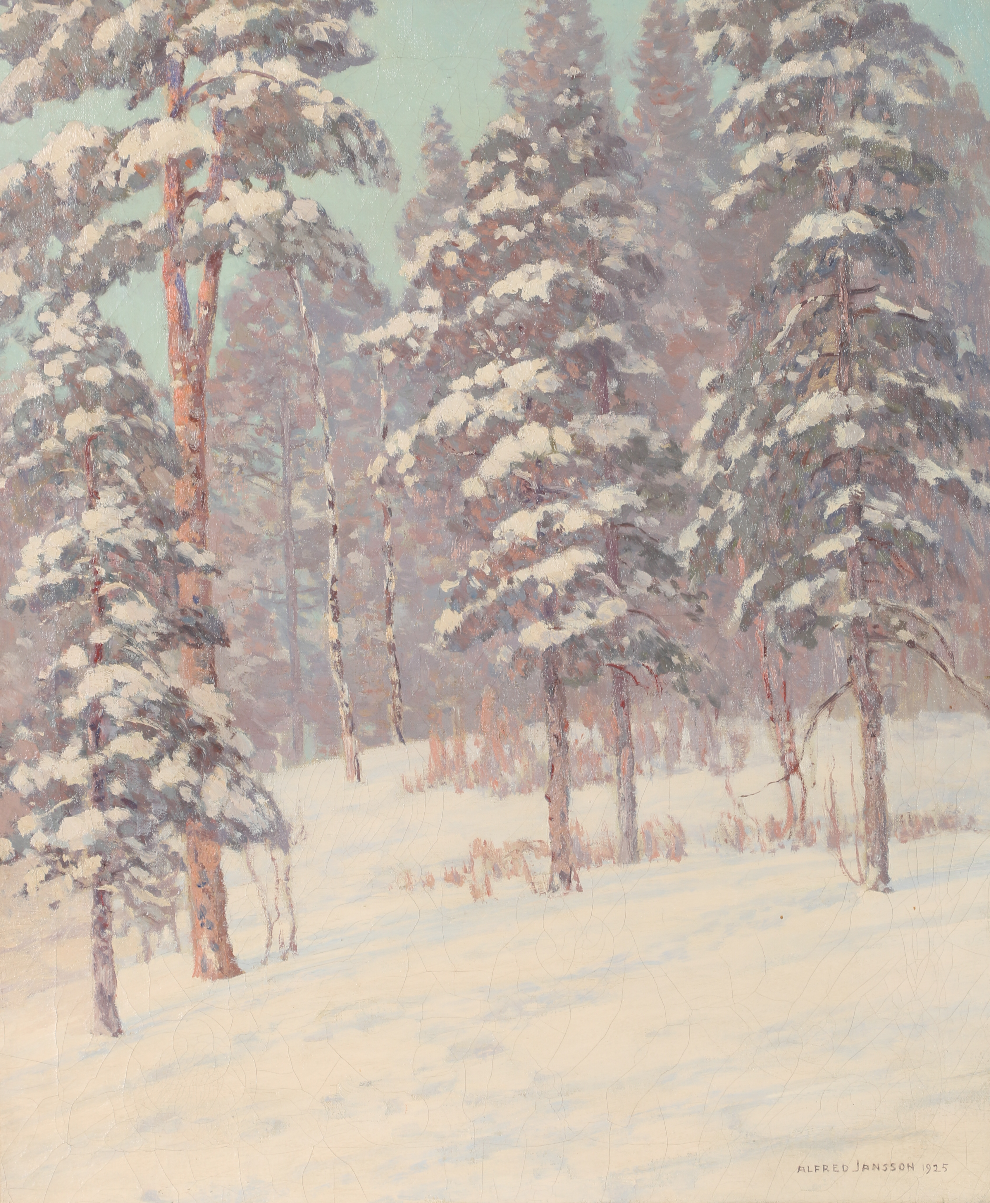 Alfred Jansson Oil Painting