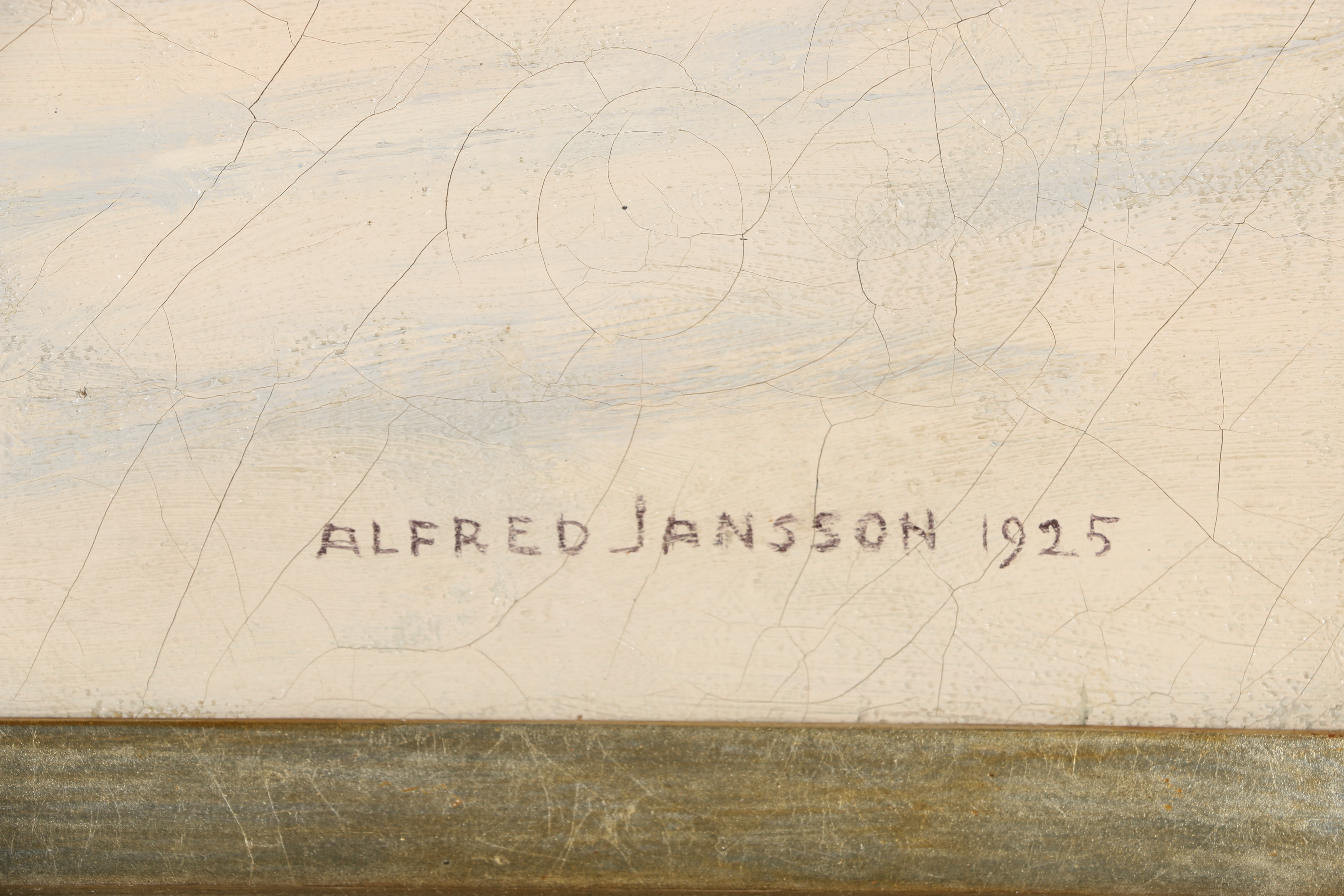 Alfred Jansson Oil Painting