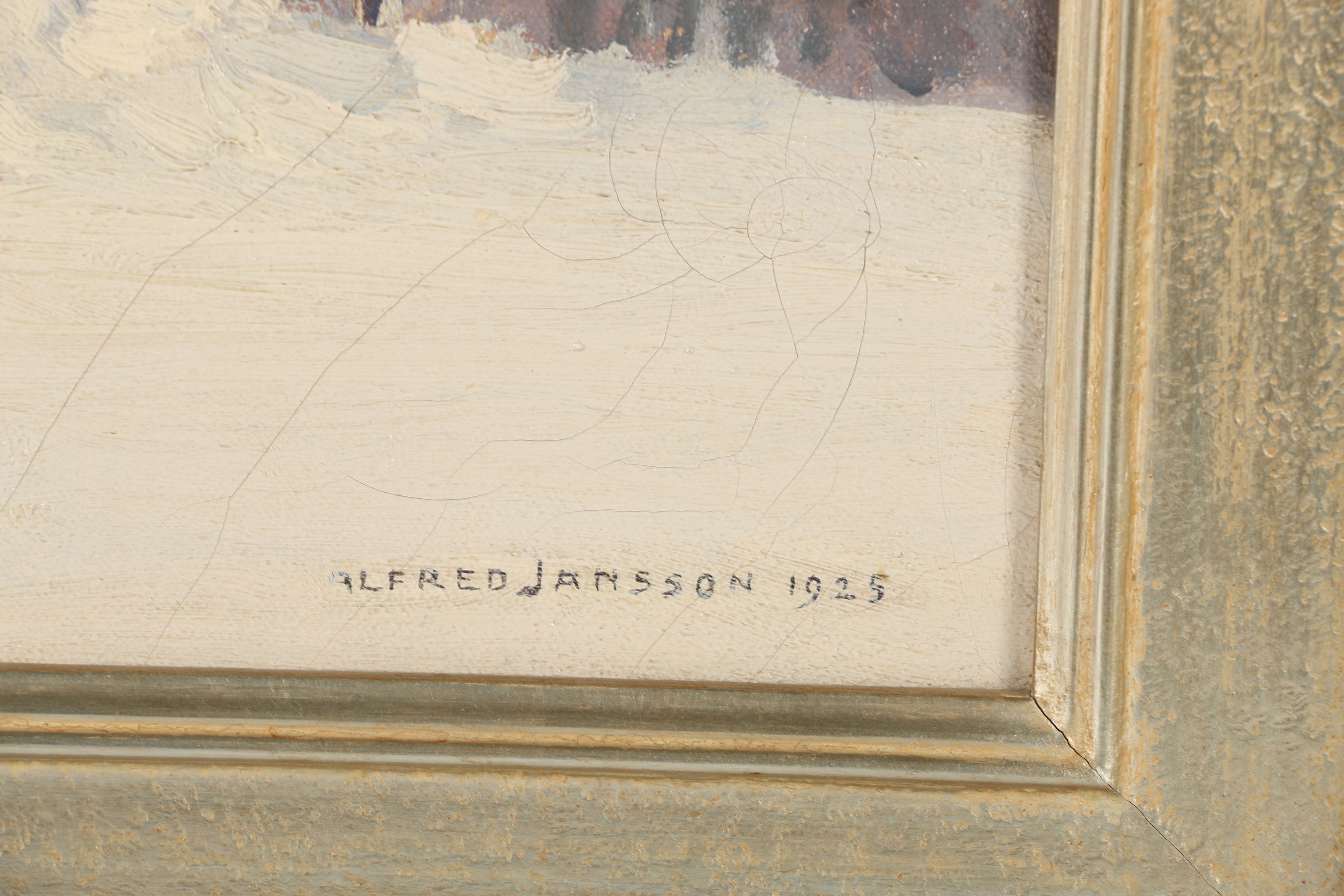 Alfred Jansson Oil Painting