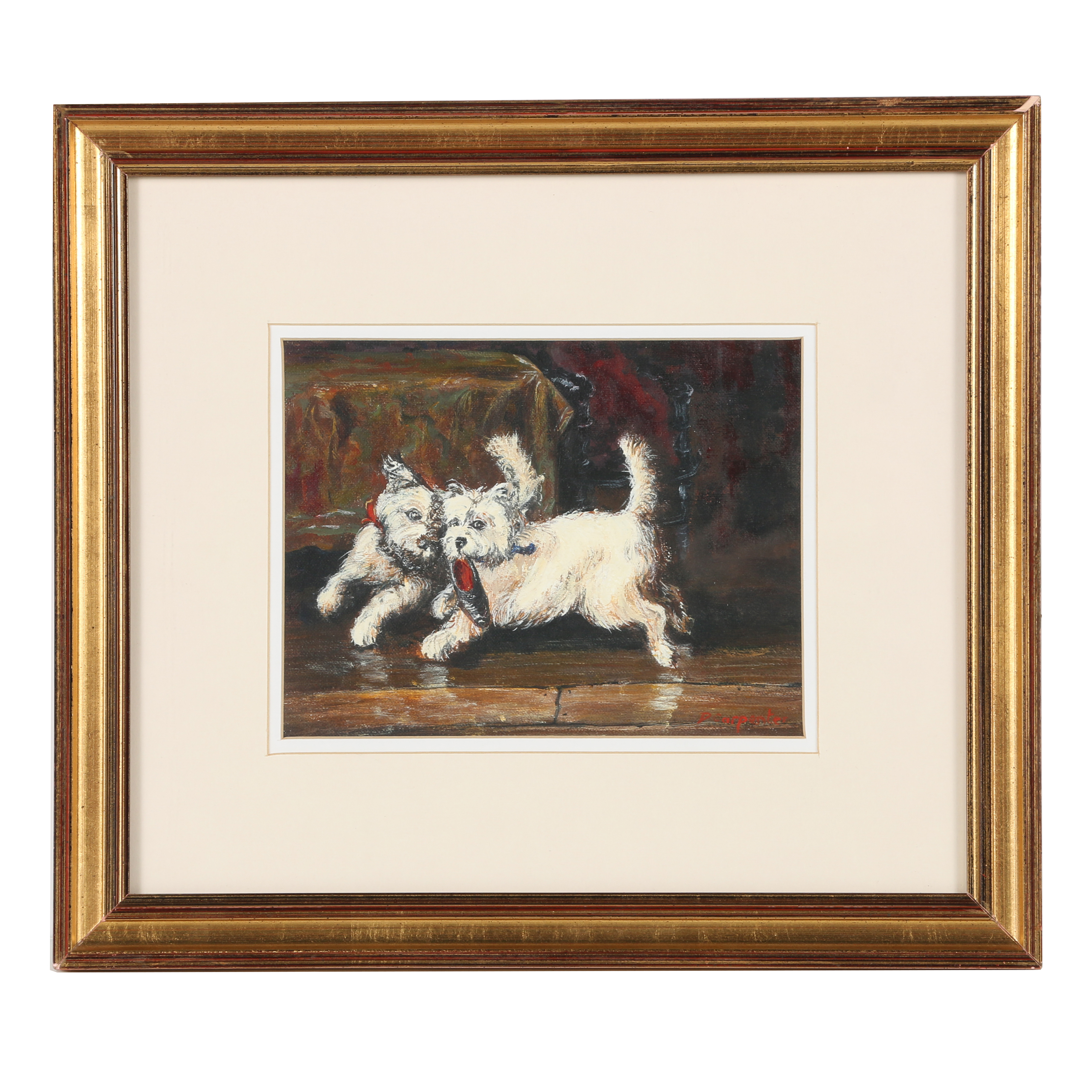 D. Carpenter Oil Painting "Play Time"