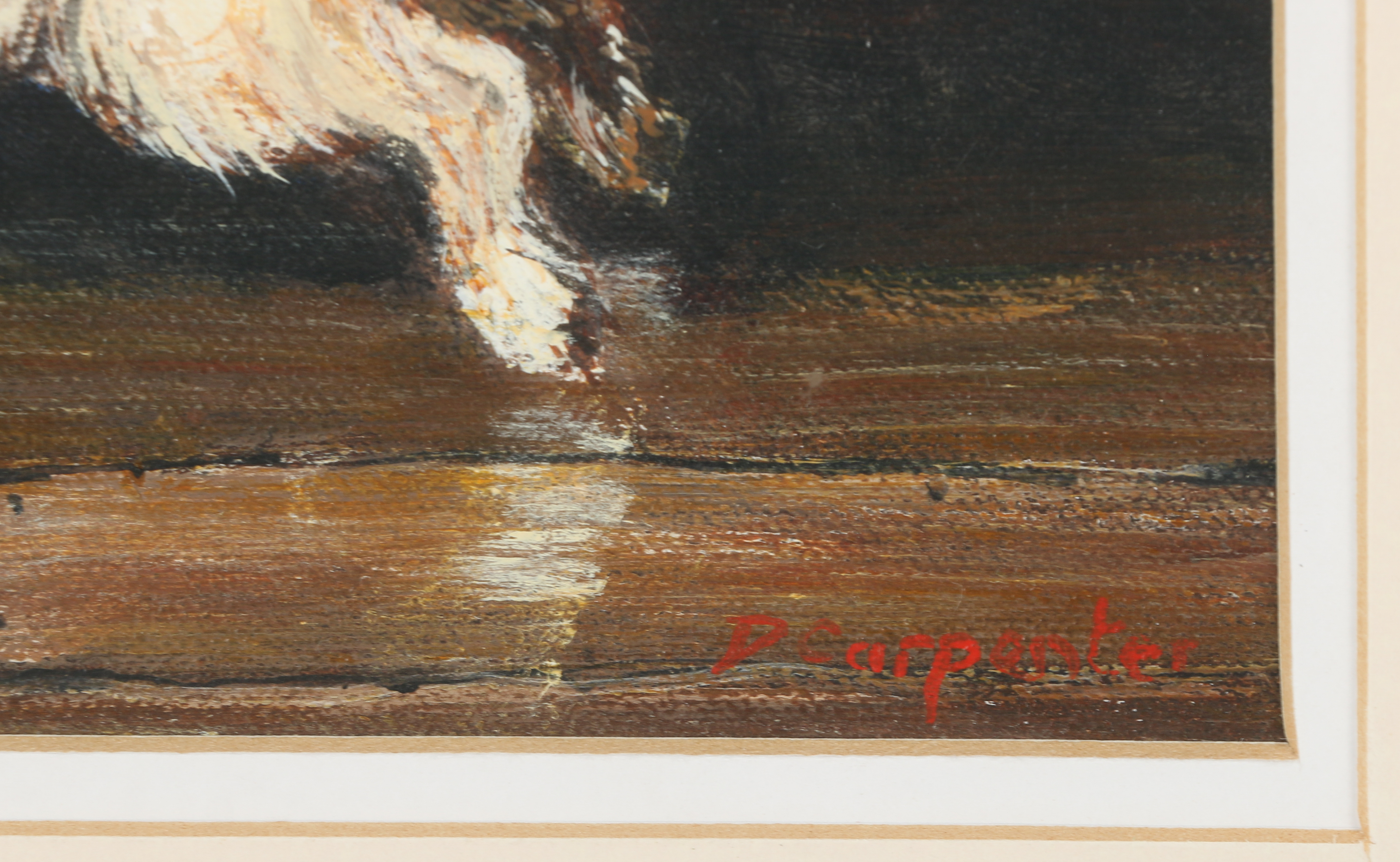 D. Carpenter Oil Painting "Play Time"