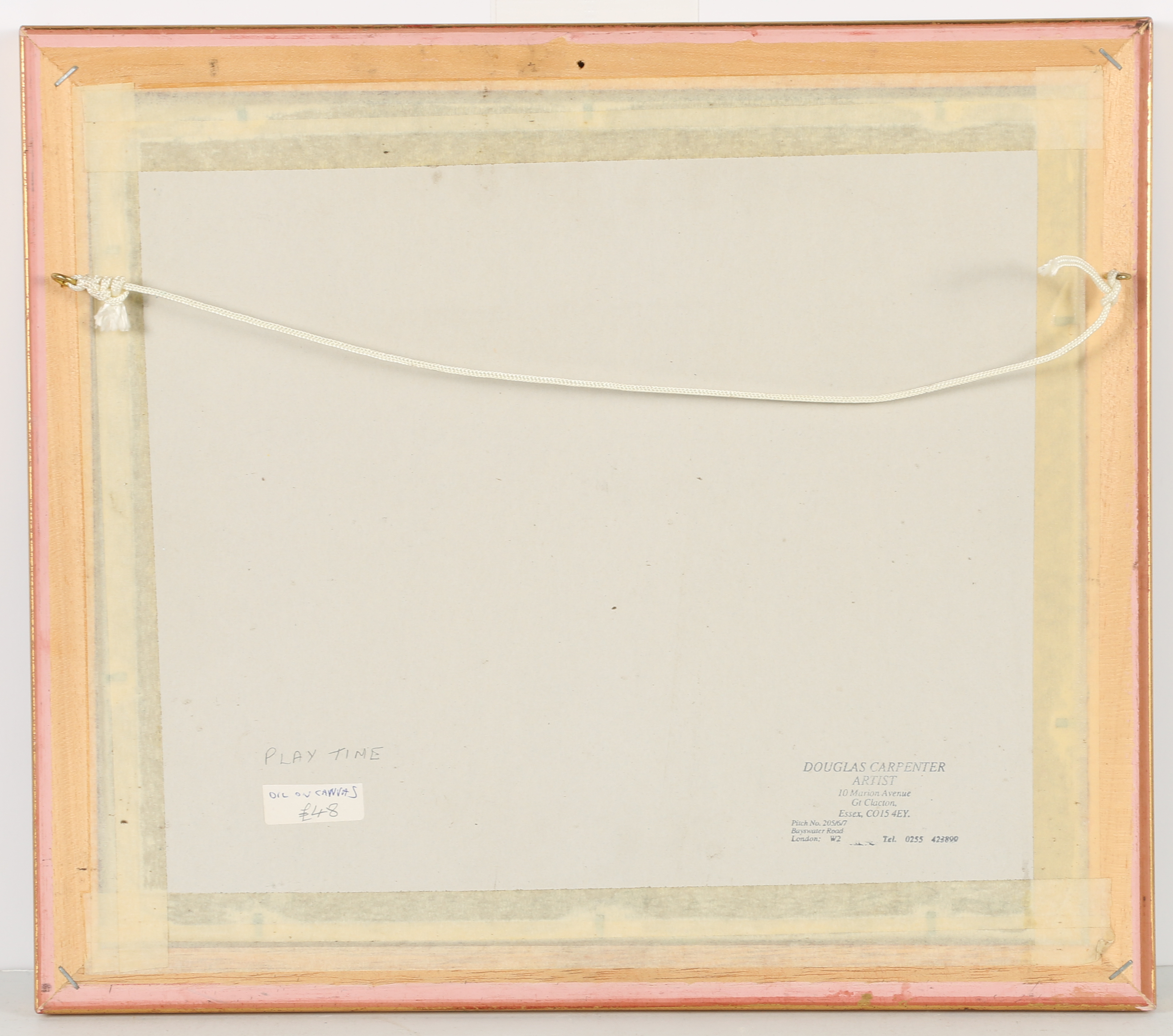 D. Carpenter Oil Painting "Play Time"