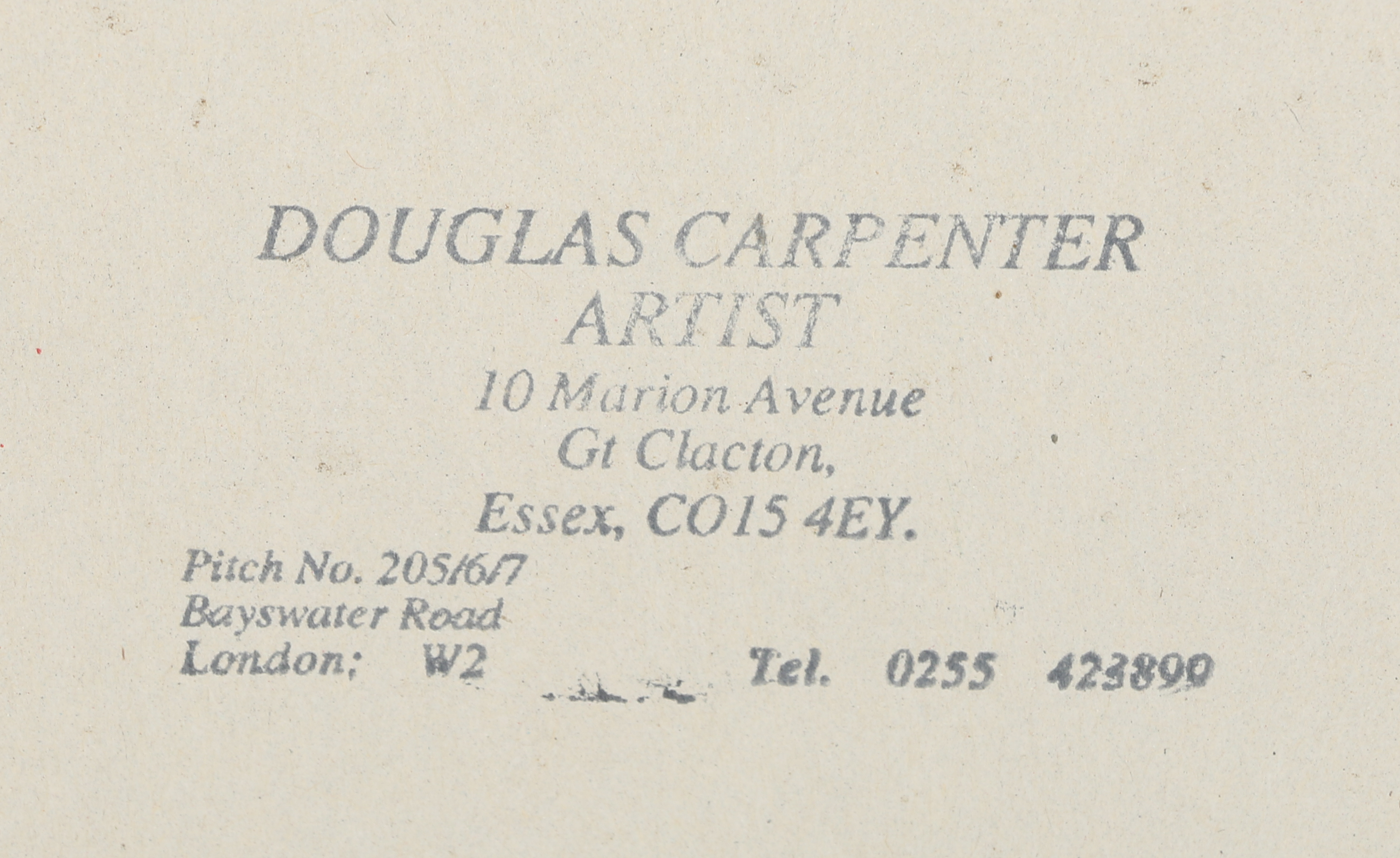 D. Carpenter Oil Painting "Play Time"