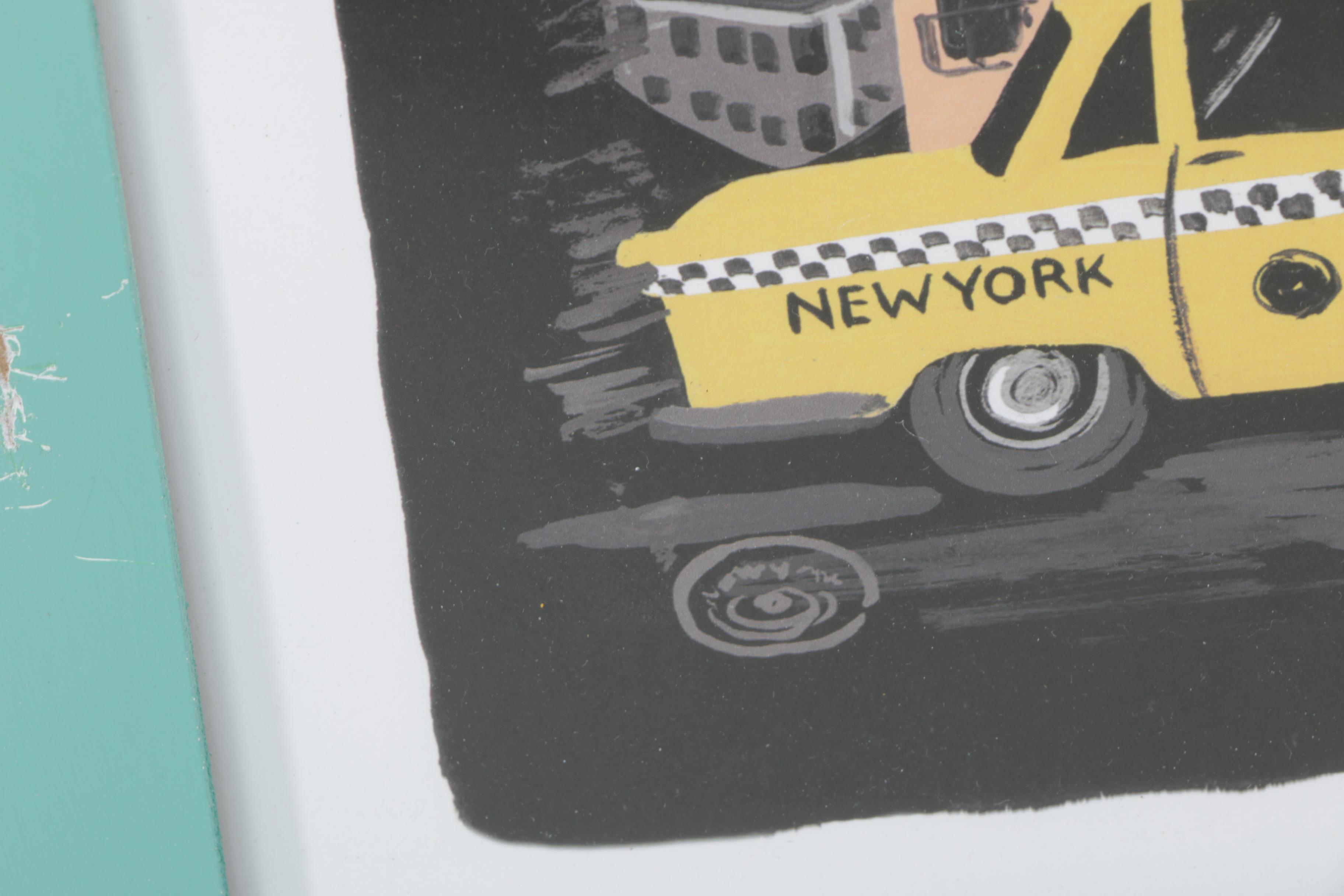 Rifle Paper Company Reproduction Prints "NYC" and "Paris, France"