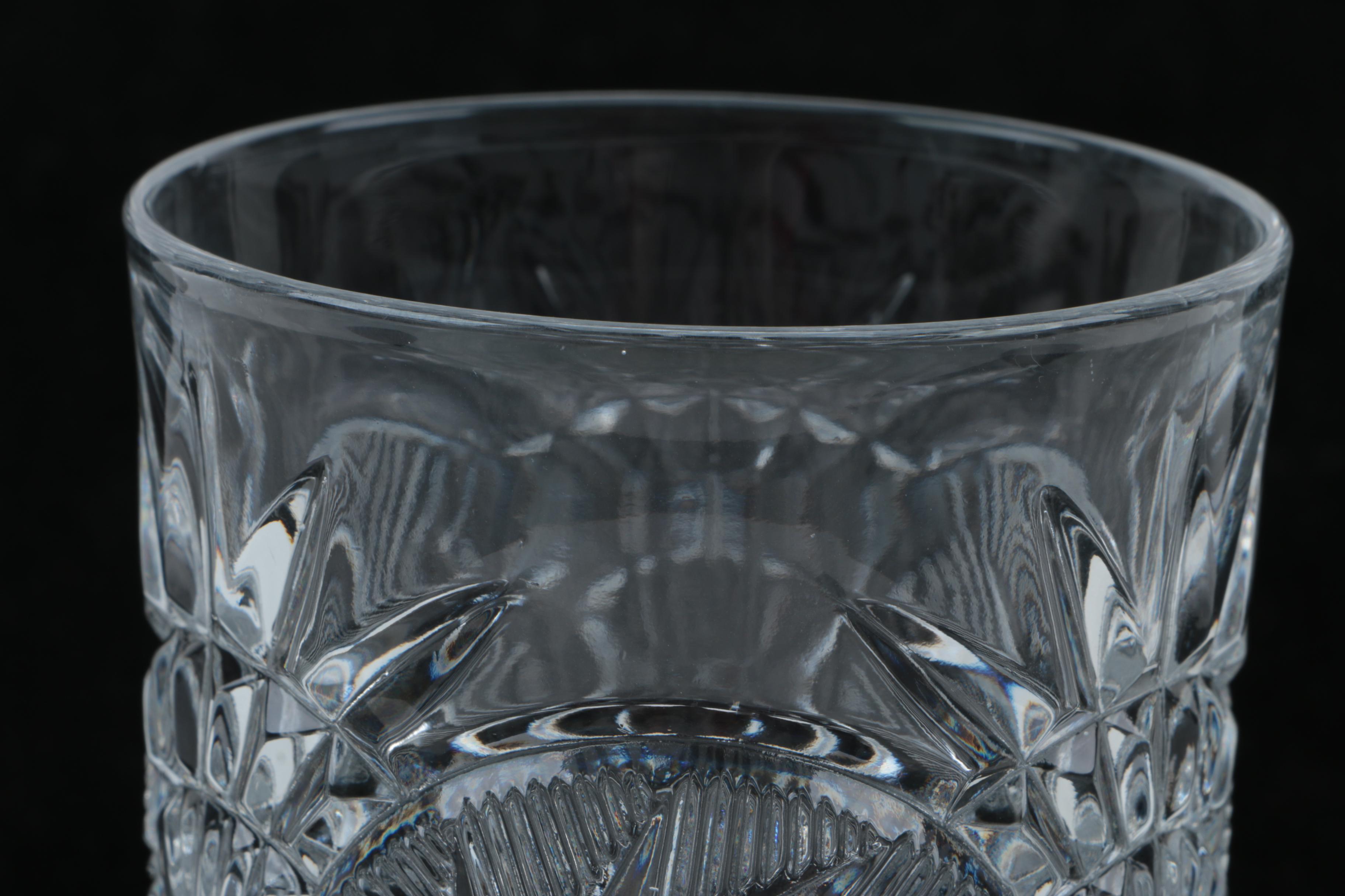Vintage Crystal Highball Glasses