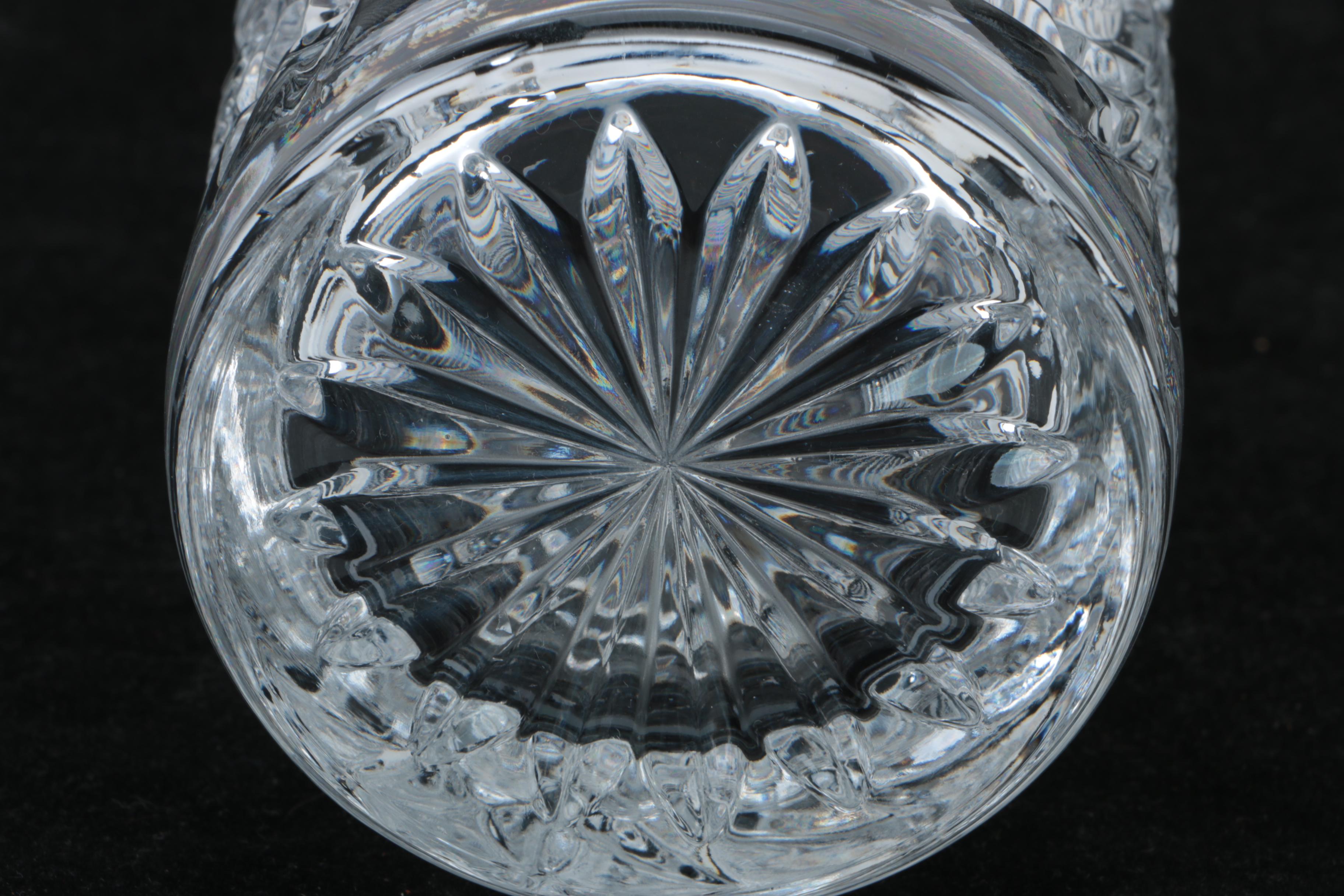 Vintage Crystal Highball Glasses