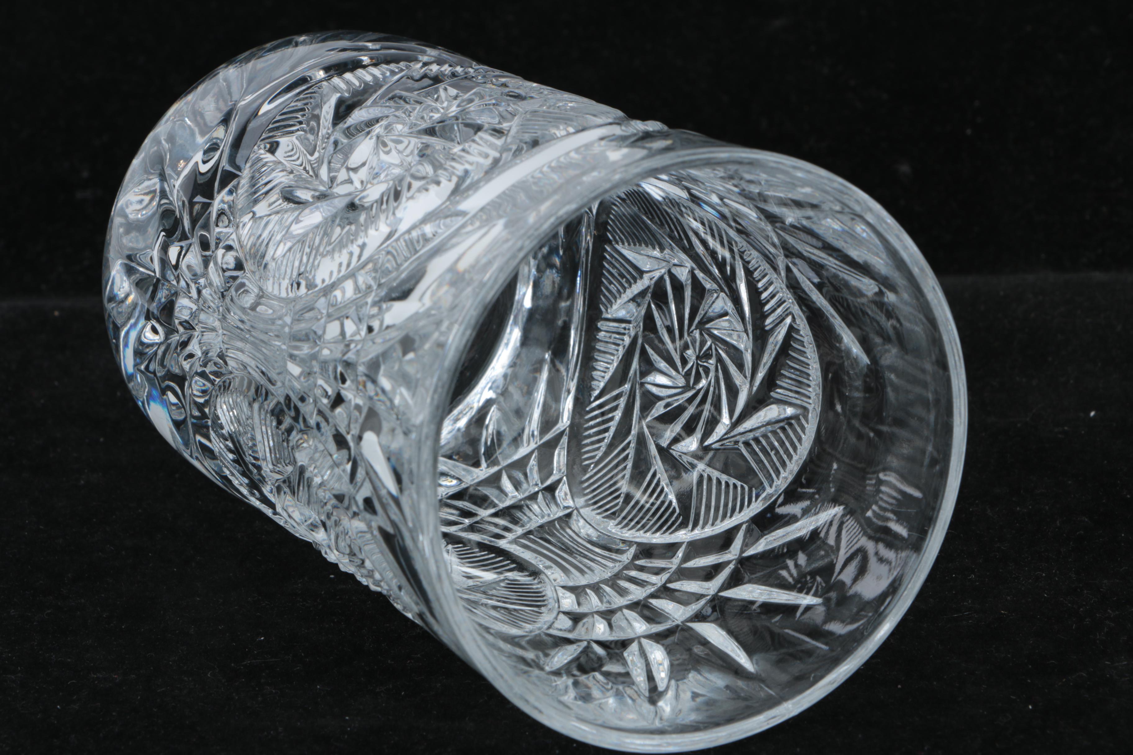 Vintage Crystal Highball Glasses